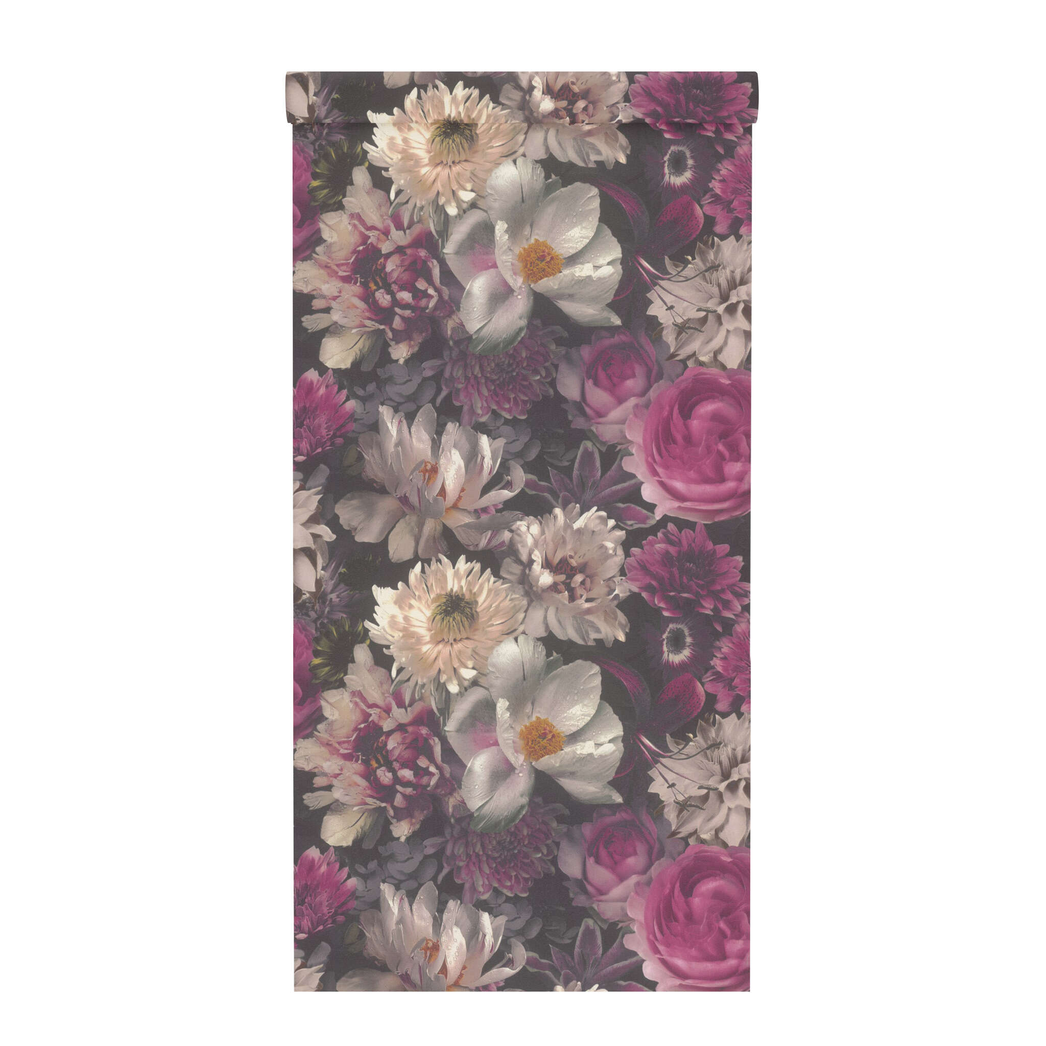 10-623819 Rolle abgerollt 1 Non-woven wallpaper in purple SM Adeo V 623819