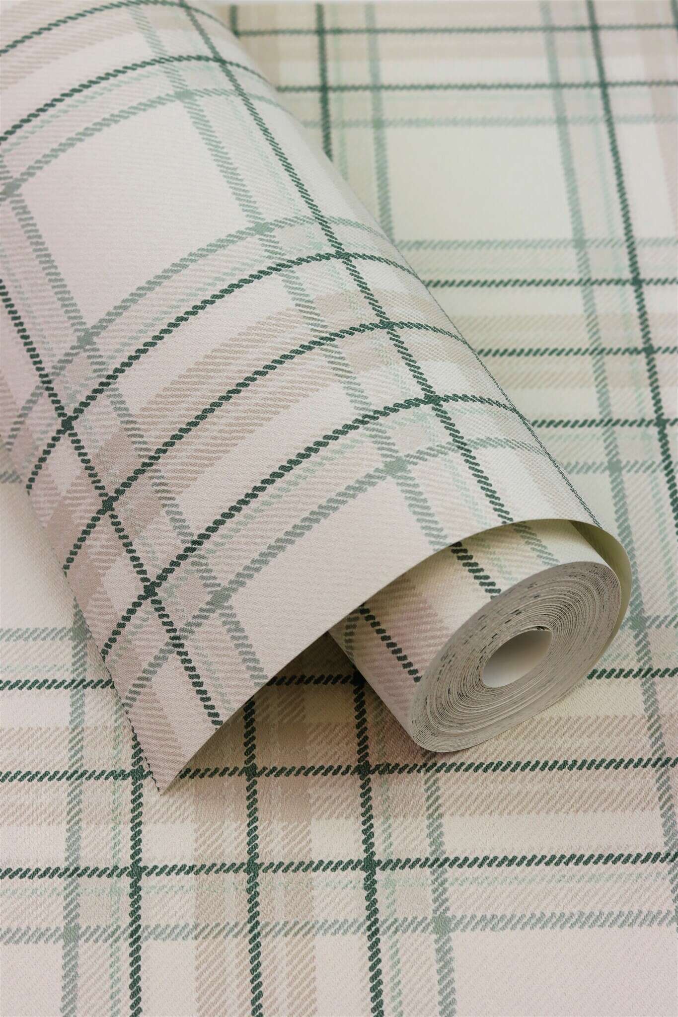 10-537437 Detailaufnahmen 3 Image détaillée de Papier peint à motif tartan