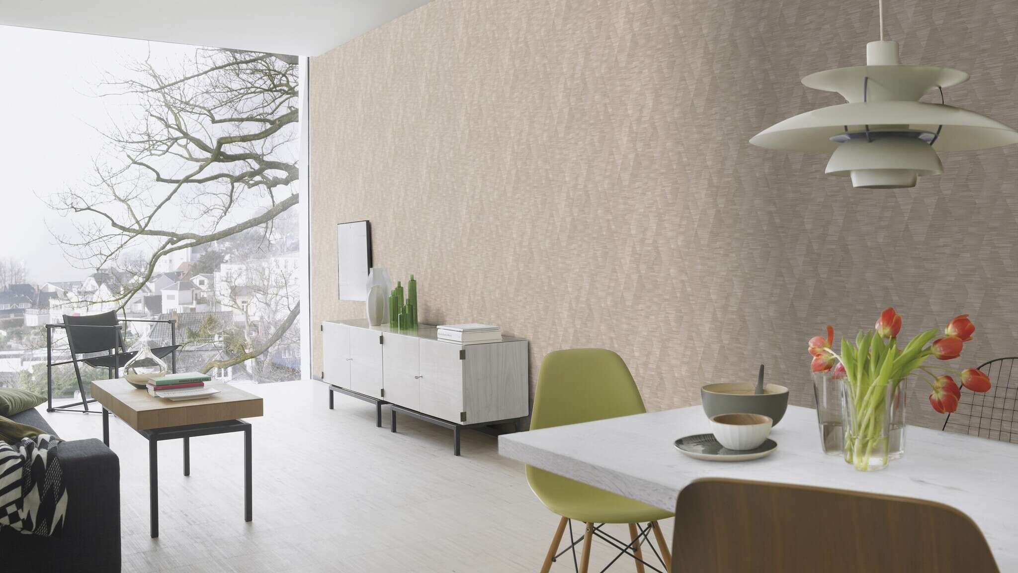 10-417234 Raumsituationen 1 Papier peint intissé marron-taupe Liverna 417234