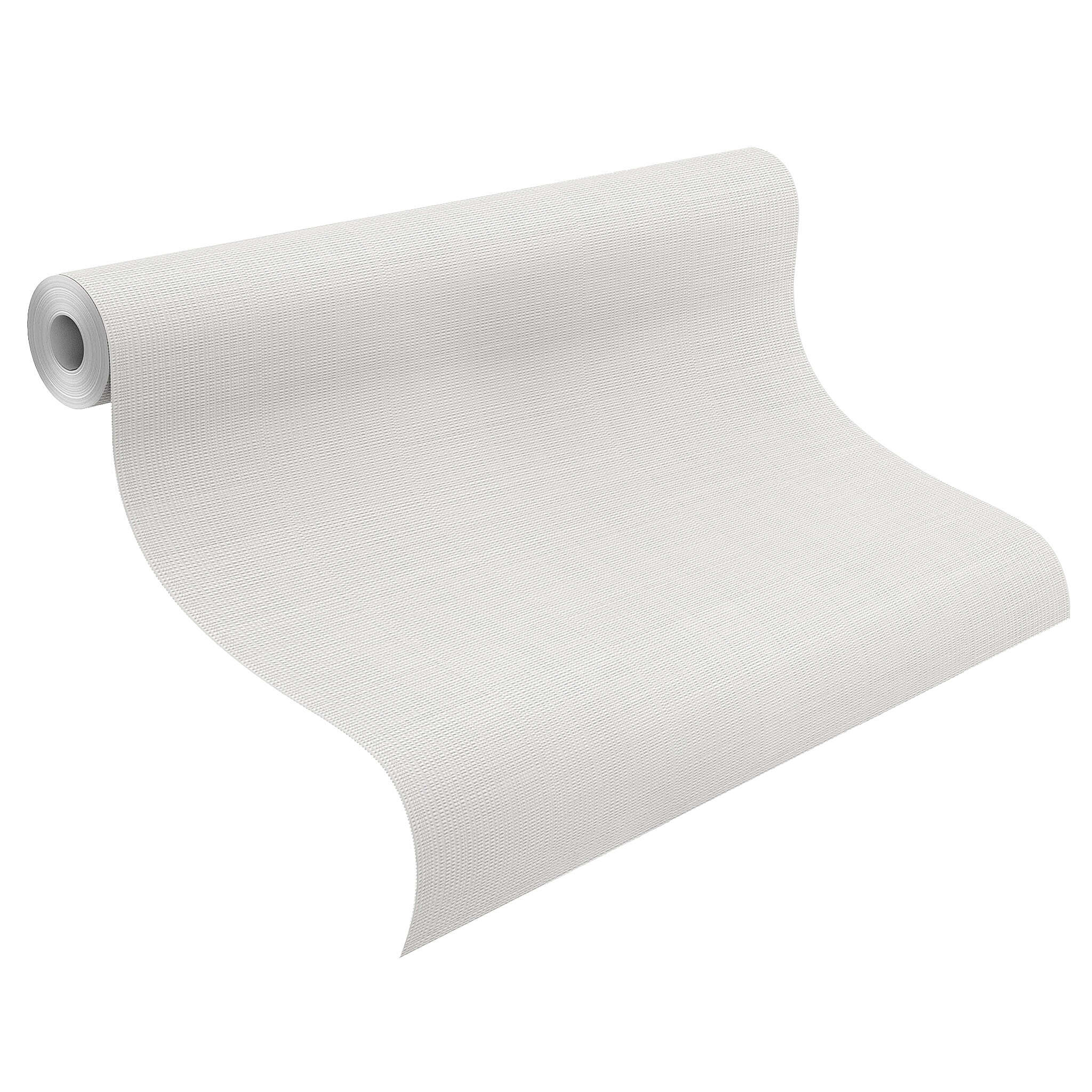 10-328103 Rolle abgerollt 1 Bauhaus wallpaper white paintable 328103