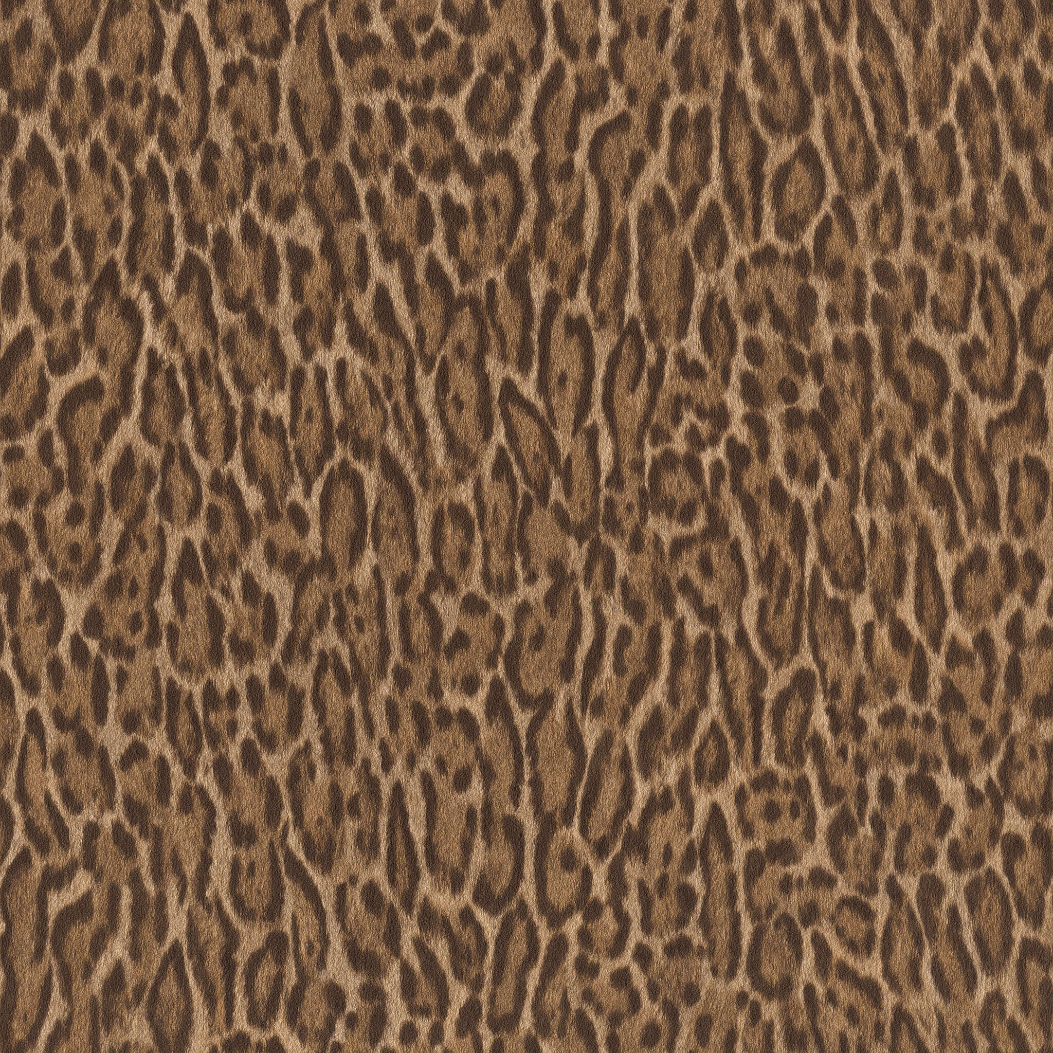 10-613254 Artikelscan 1 Vliestapete Leoprint in Braun - Atelier Tissé Pantéra 613254