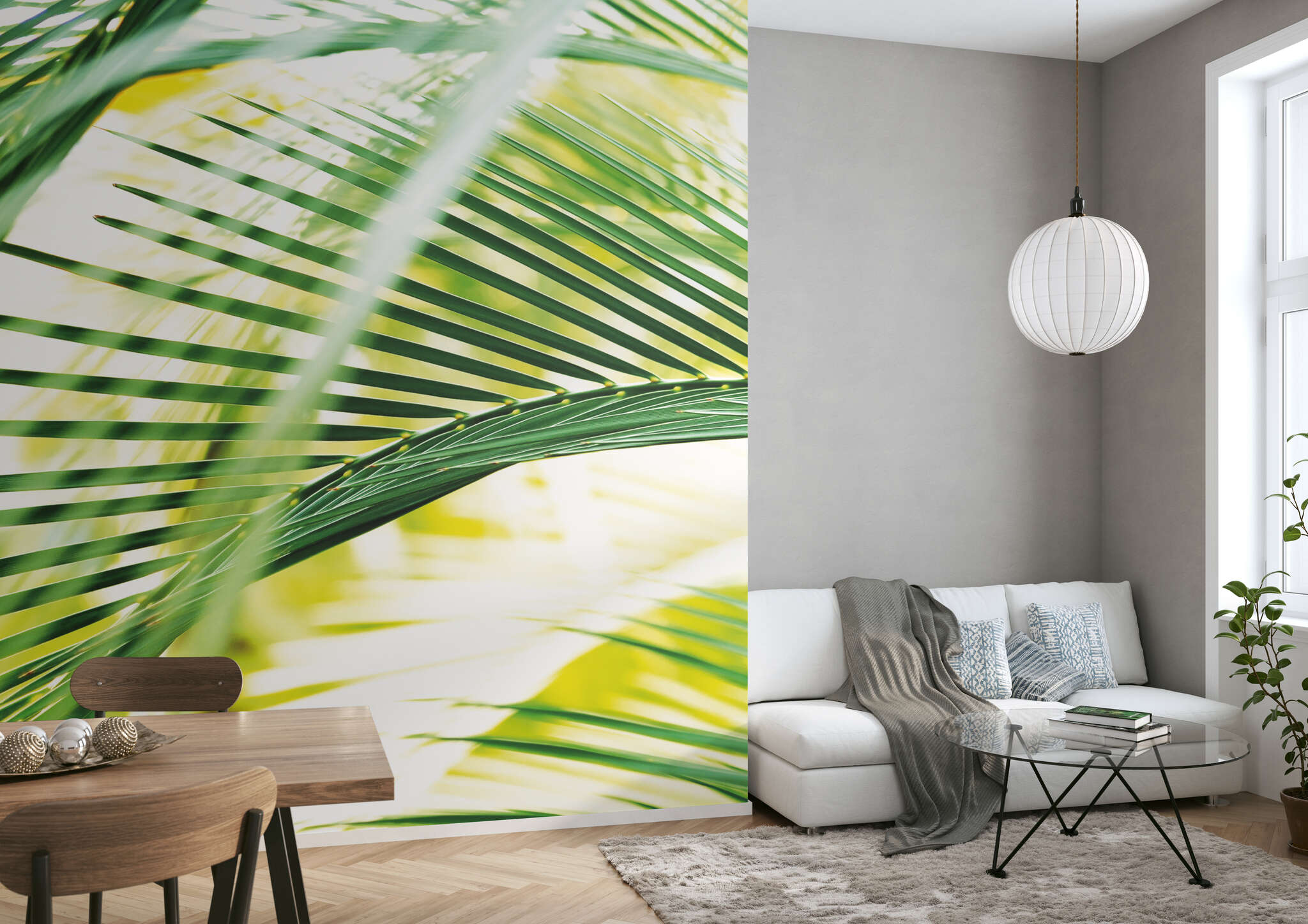 10-890501 Raumbilder 1 Non-woven wallpaper in green Magicwalls (Booklet) 890501
