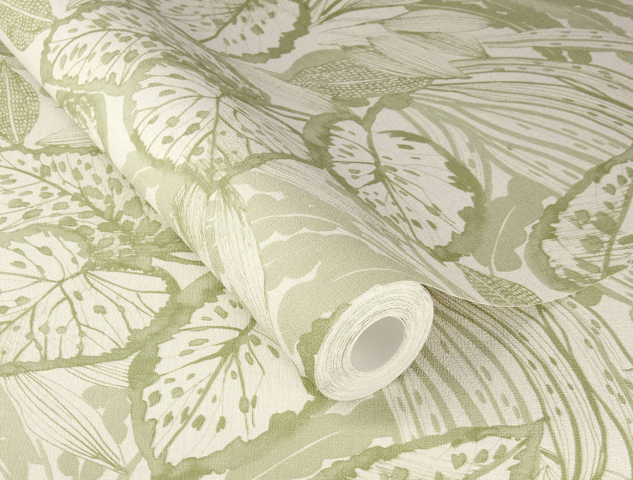 10-983036 Detailaufnahmen 1 Non-woven wallpaper in green-petrol Novella XL 983036