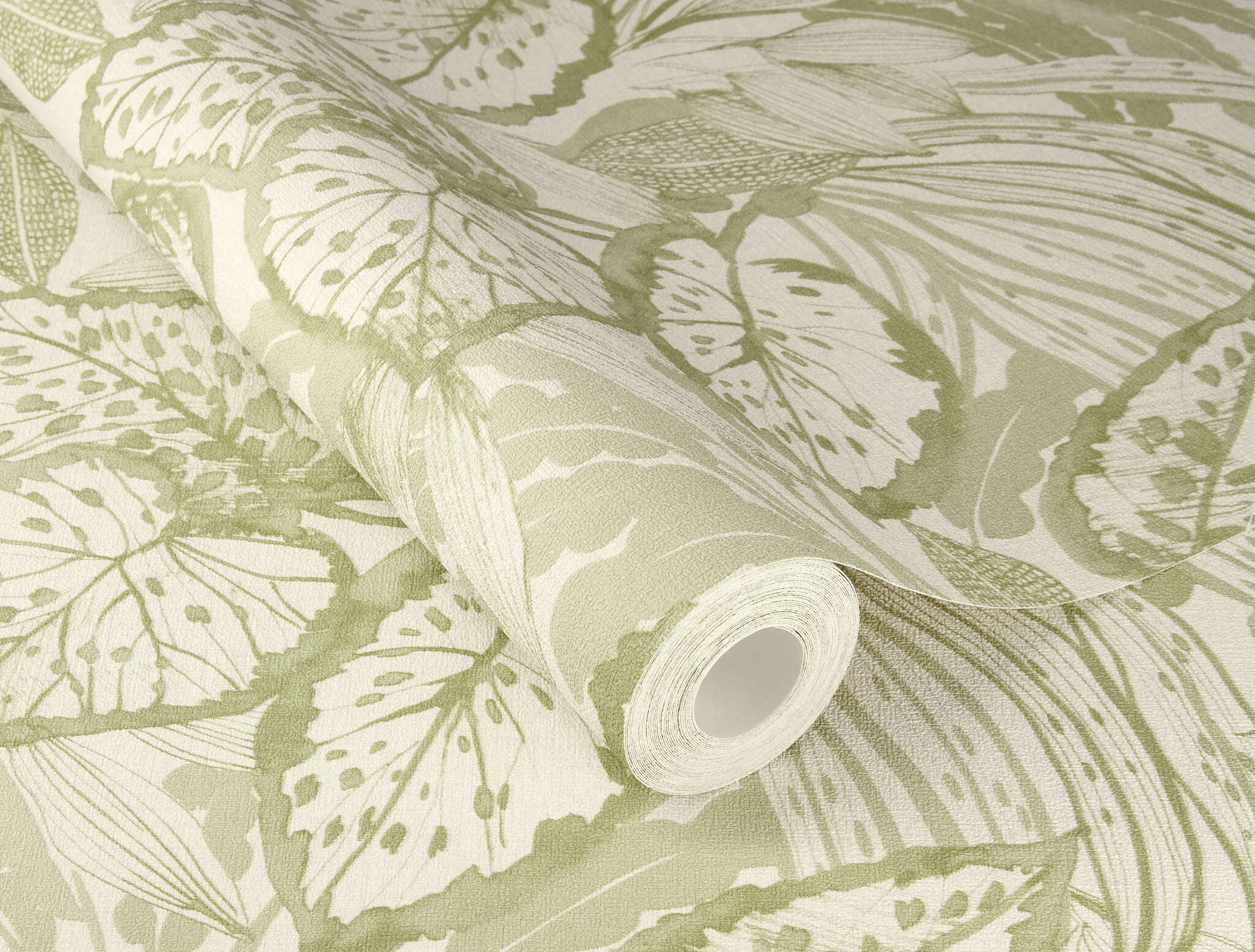 10-983036 Detailaufnahmen 1 Non-woven wallpaper in green-petrol Novella XL 983036