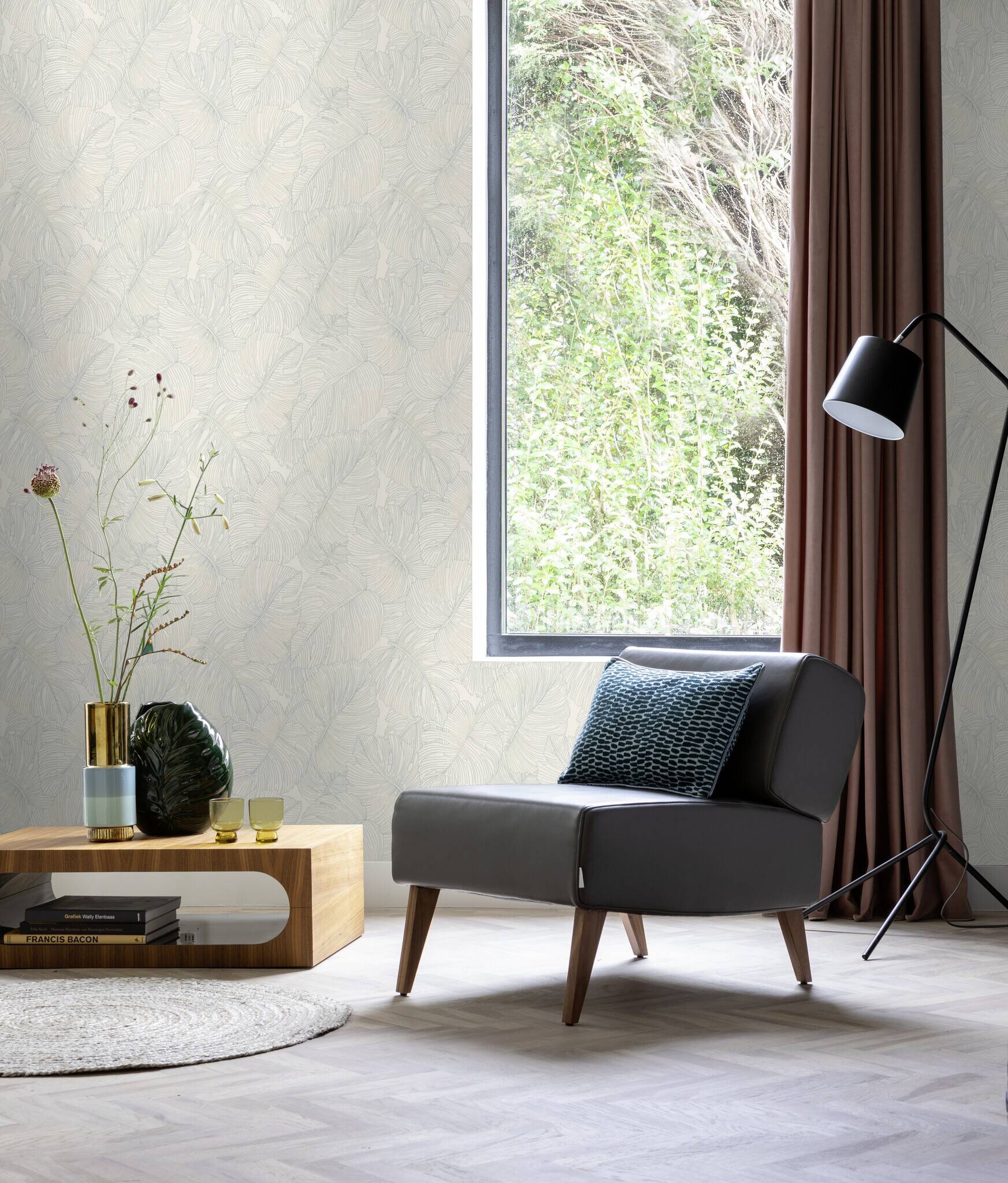 10-794809 Raumsituationen 4 Non-woven wallpaper in white Selection Relief/non-woven 794809