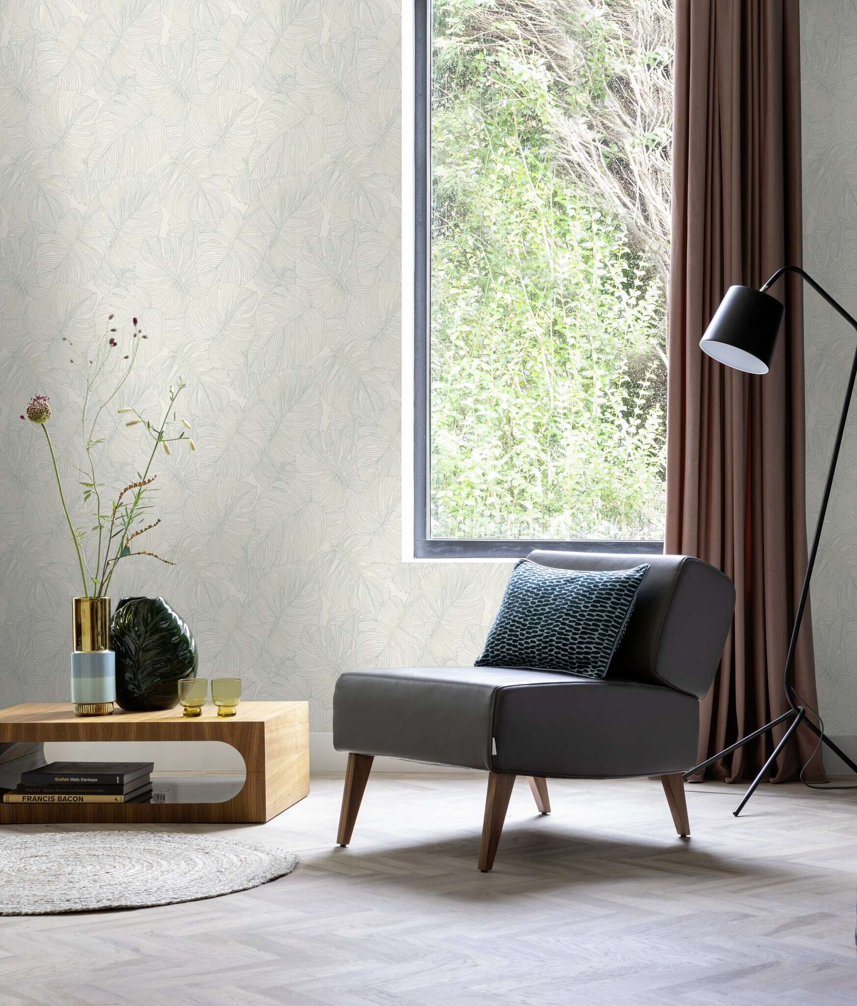 10-794809 Raumsituationen 4 Non-woven wallpaper in white Selection Relief/non-woven 794809