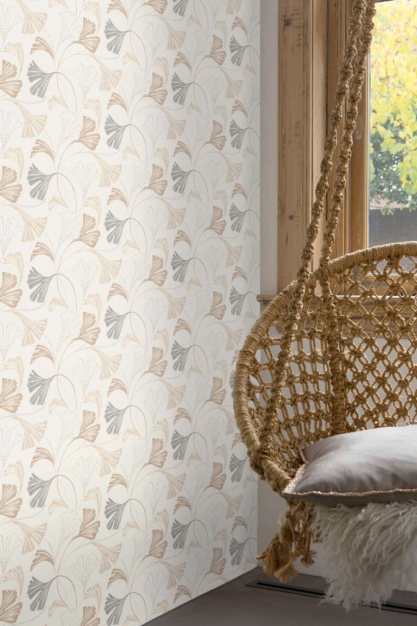 10-581515 Raumbilder 1 Non-woven wallpaper in beige Selection Relief/non-woven 581515