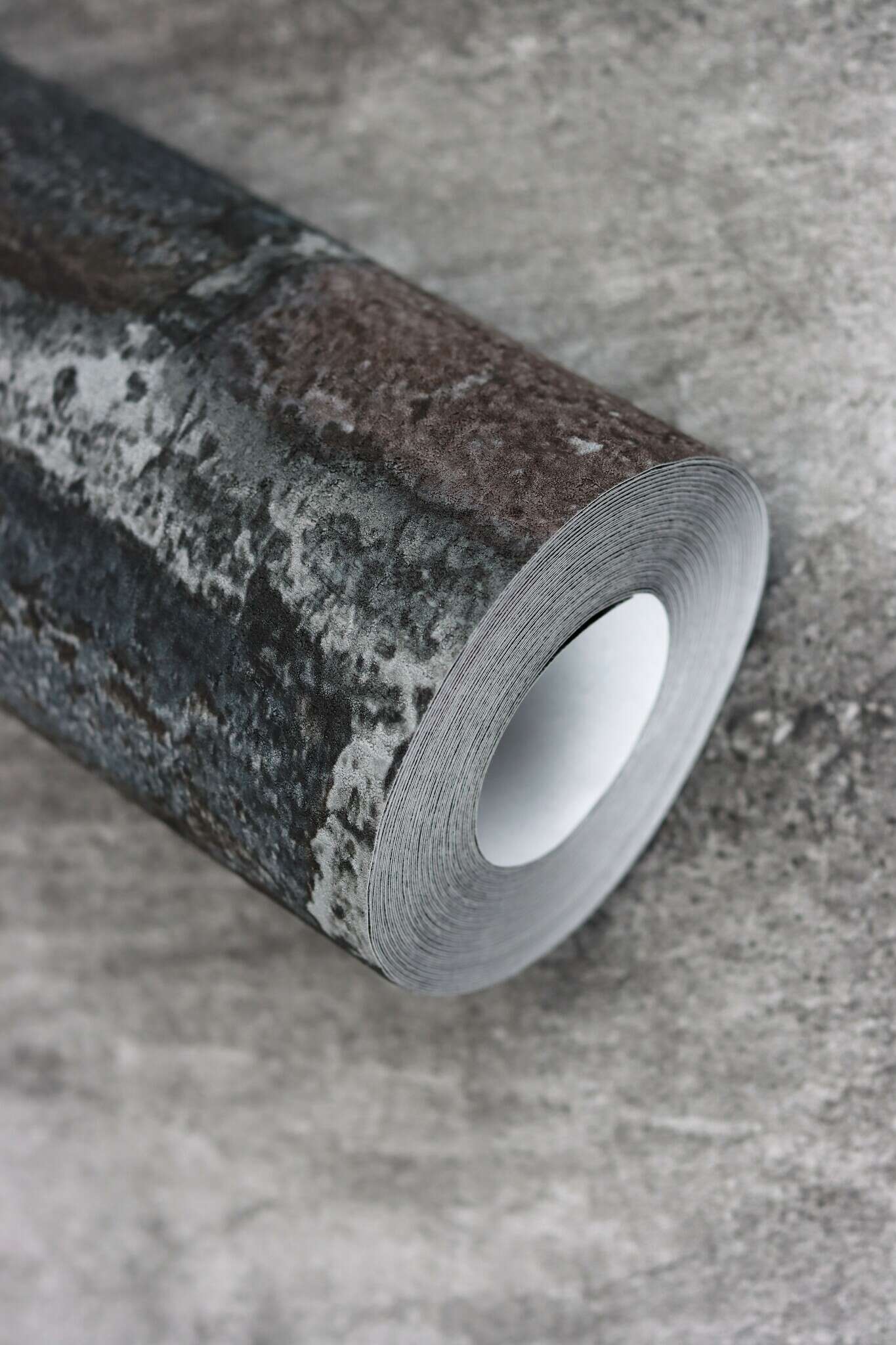 10-429442 Detailaufnahmen 8 Non-woven wallpaper in gray-grey brown Selection 429442