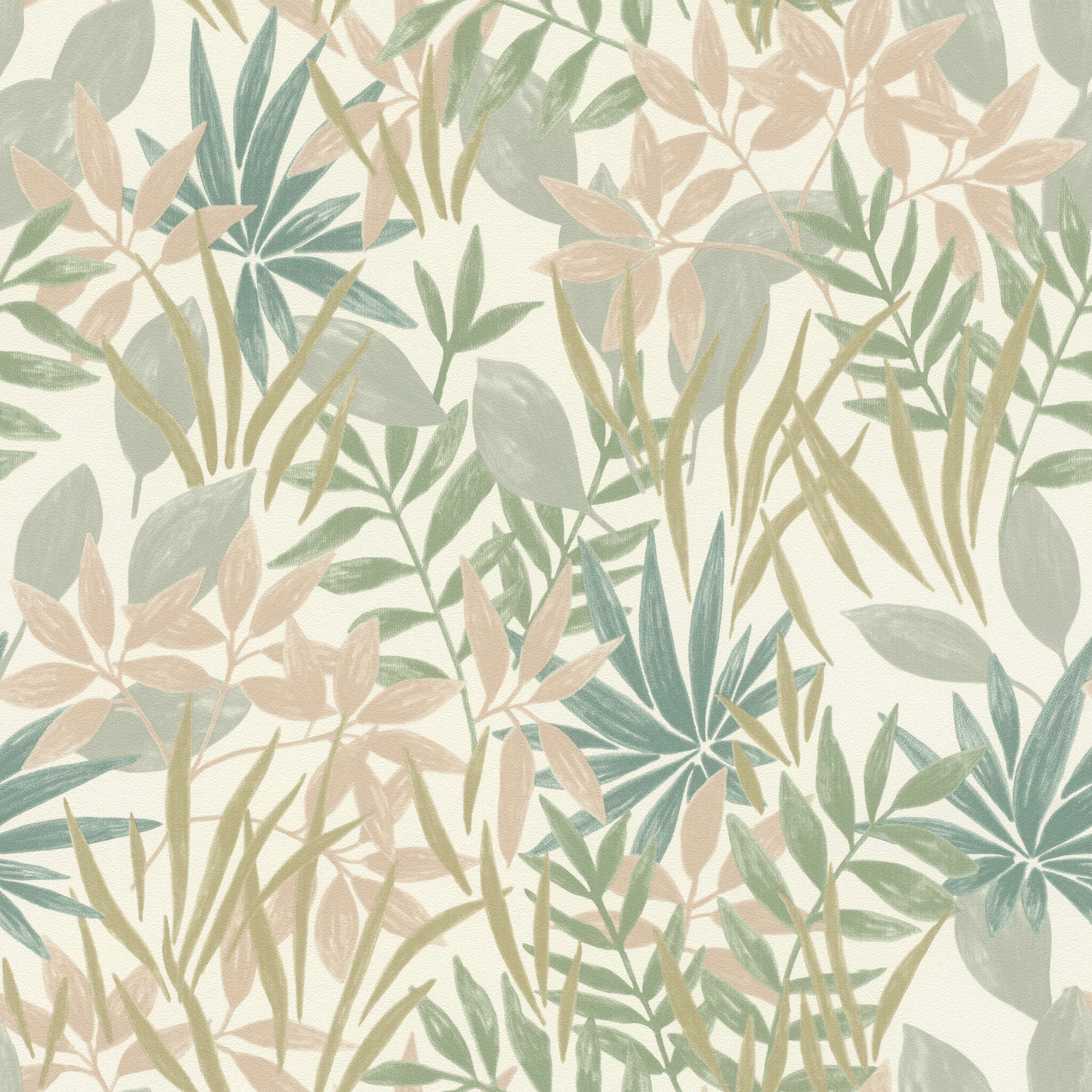 10-791006 Artikelscan 1 Wallpaper with overlapping leaves and twigs