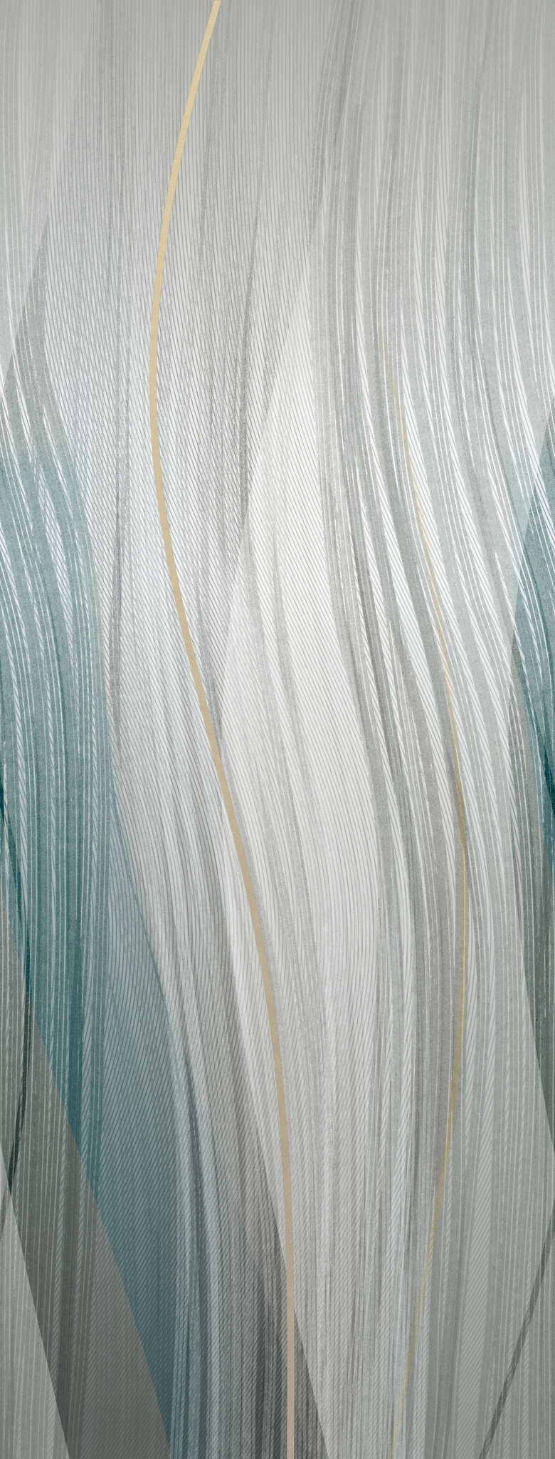 10-367829 Artikelscan 1 Non-woven wallpaper in blue-mint Incanto 367829