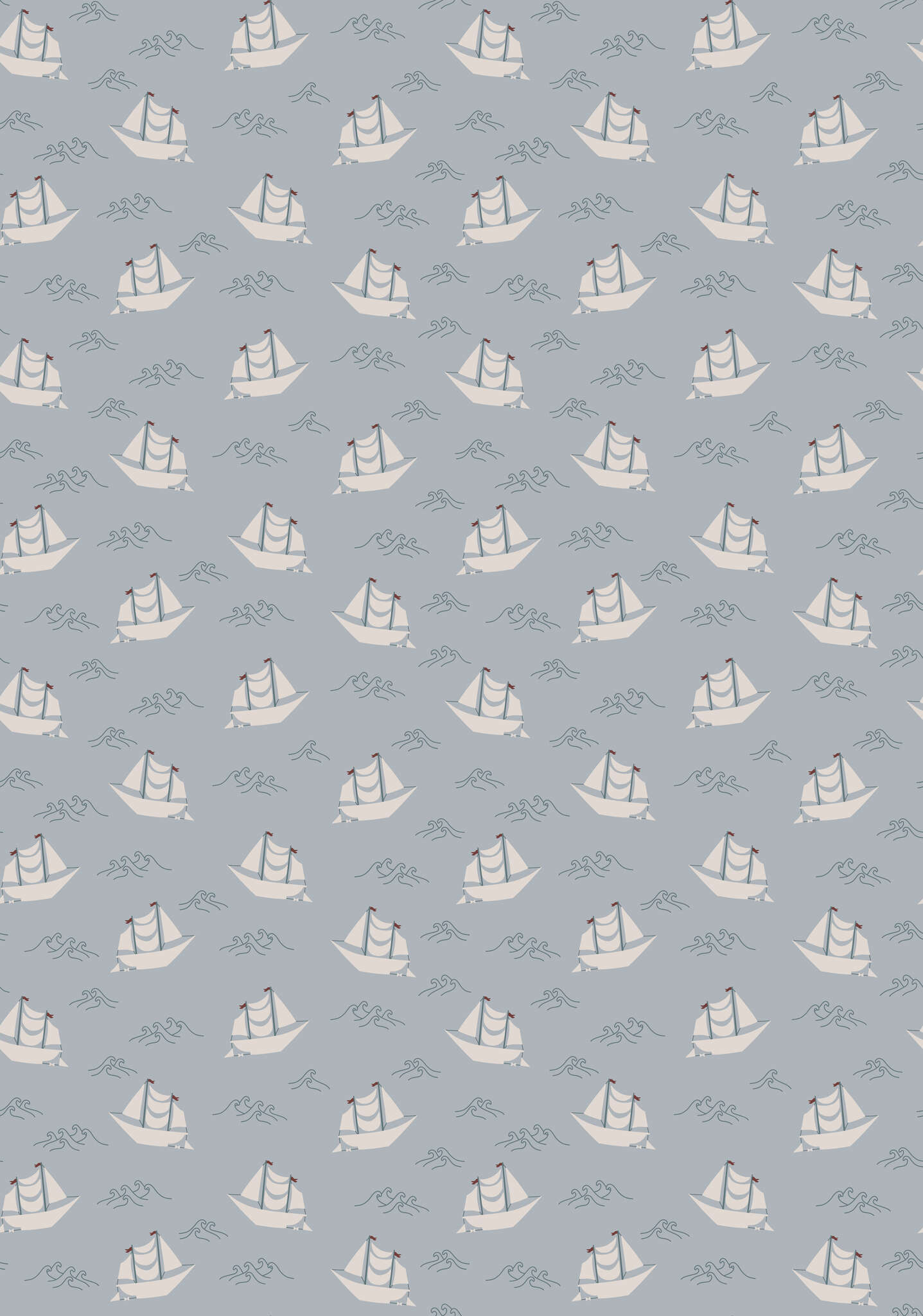 10-300198 Artikelscan 1 Wall mural Ships in Blue | Roomblush - RB349