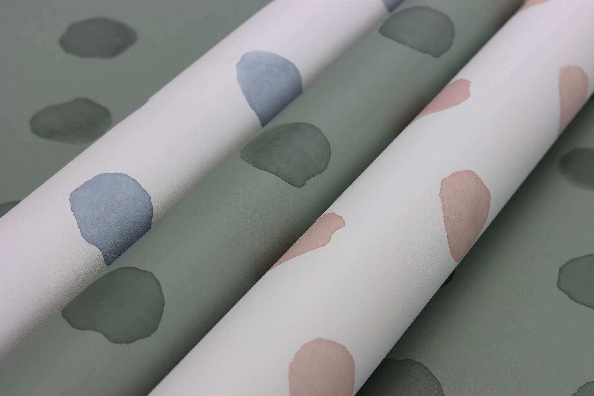 10-252019 Detailaufnahmen 9 Papier peint intissé points aquarelle rose - Bambino XIX 252019