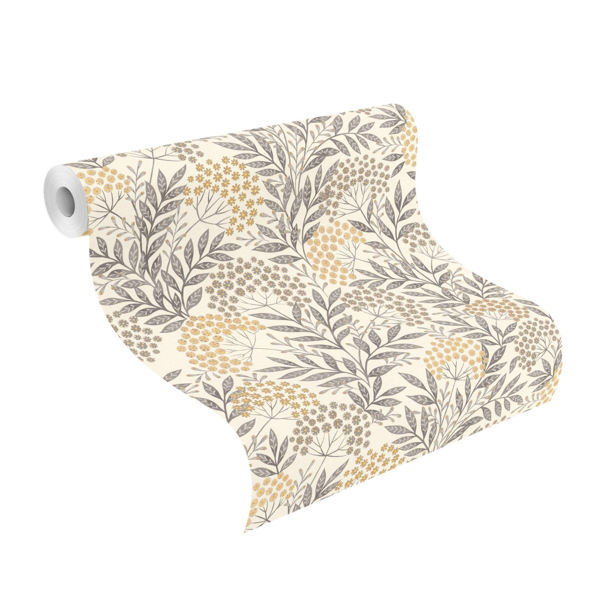 10-582505 Rolle abgerollt 1 Non-woven wallpaper in black Selection vinyl/non-woven 582505