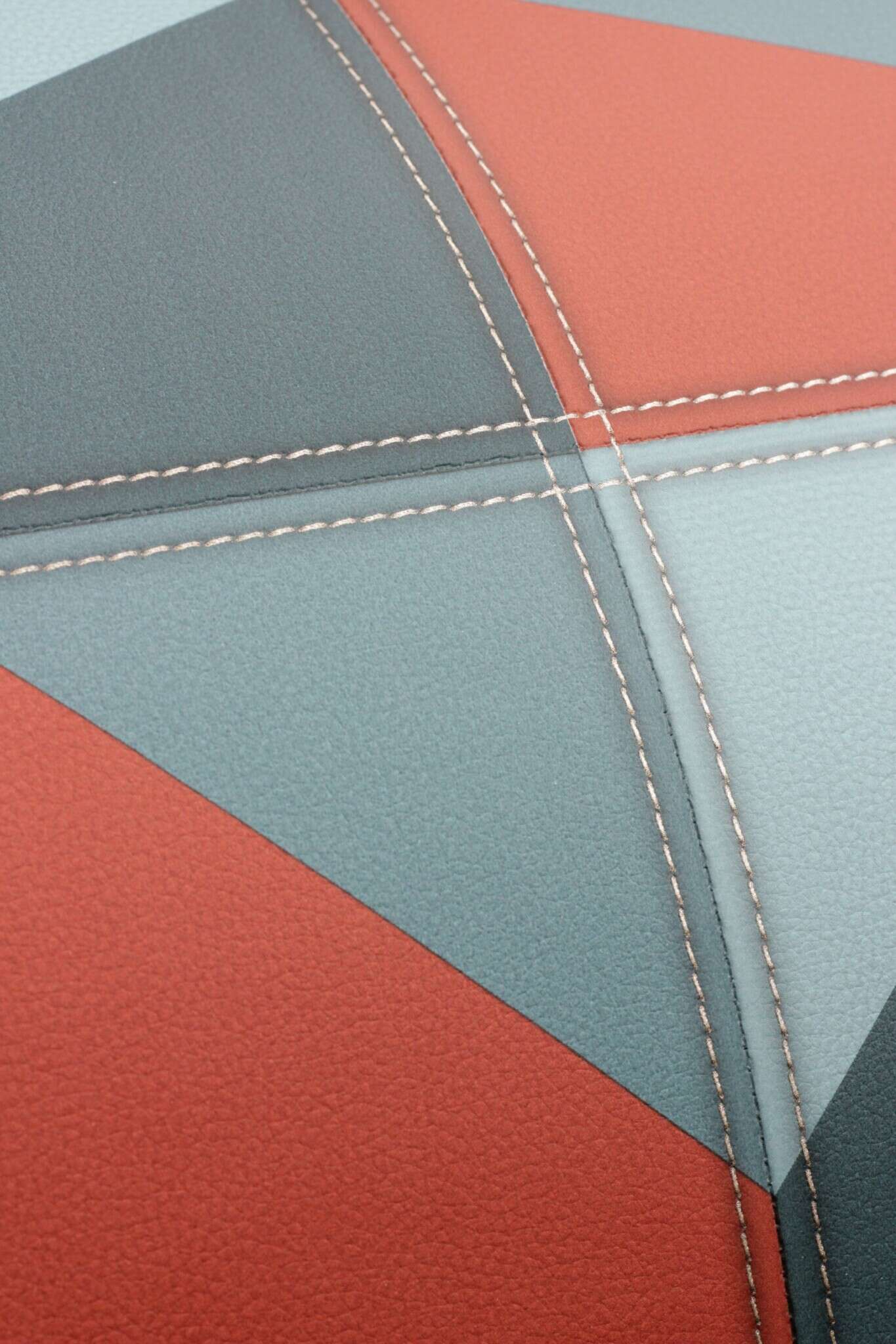 10-419269 Detailaufnahmen 7 Leather-look non-woven wallpaper in blue-dark petrol Selection 419269