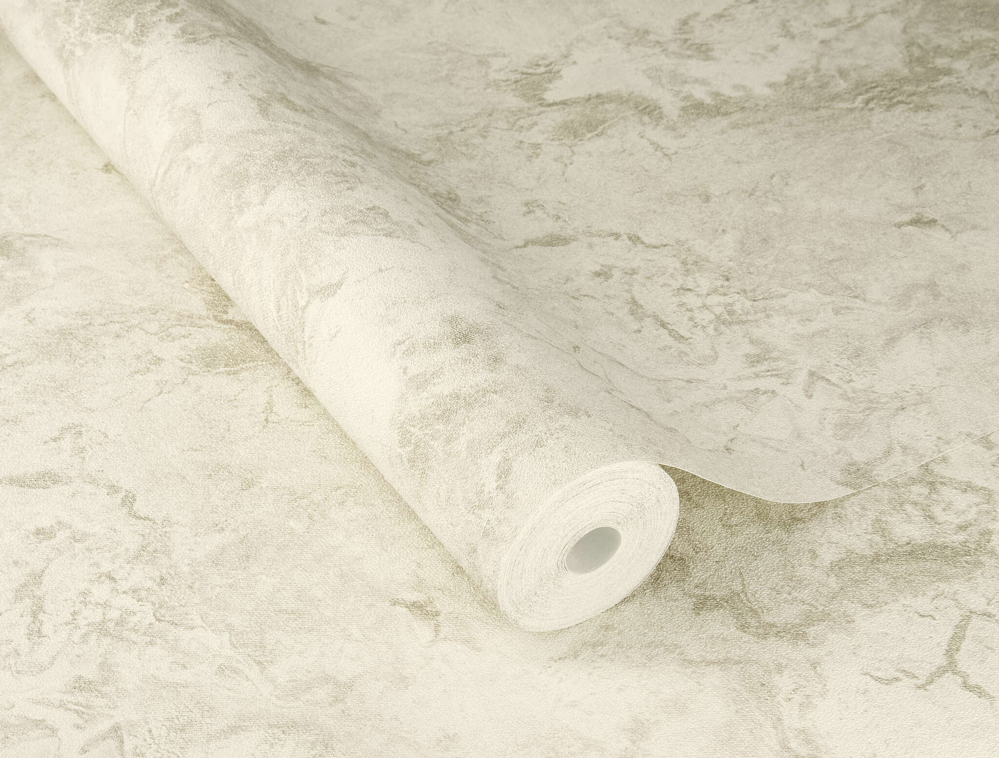 10-497229 Detailaufnahmen 1 Echo non-woven wallpaper in white - Factory VI 497229