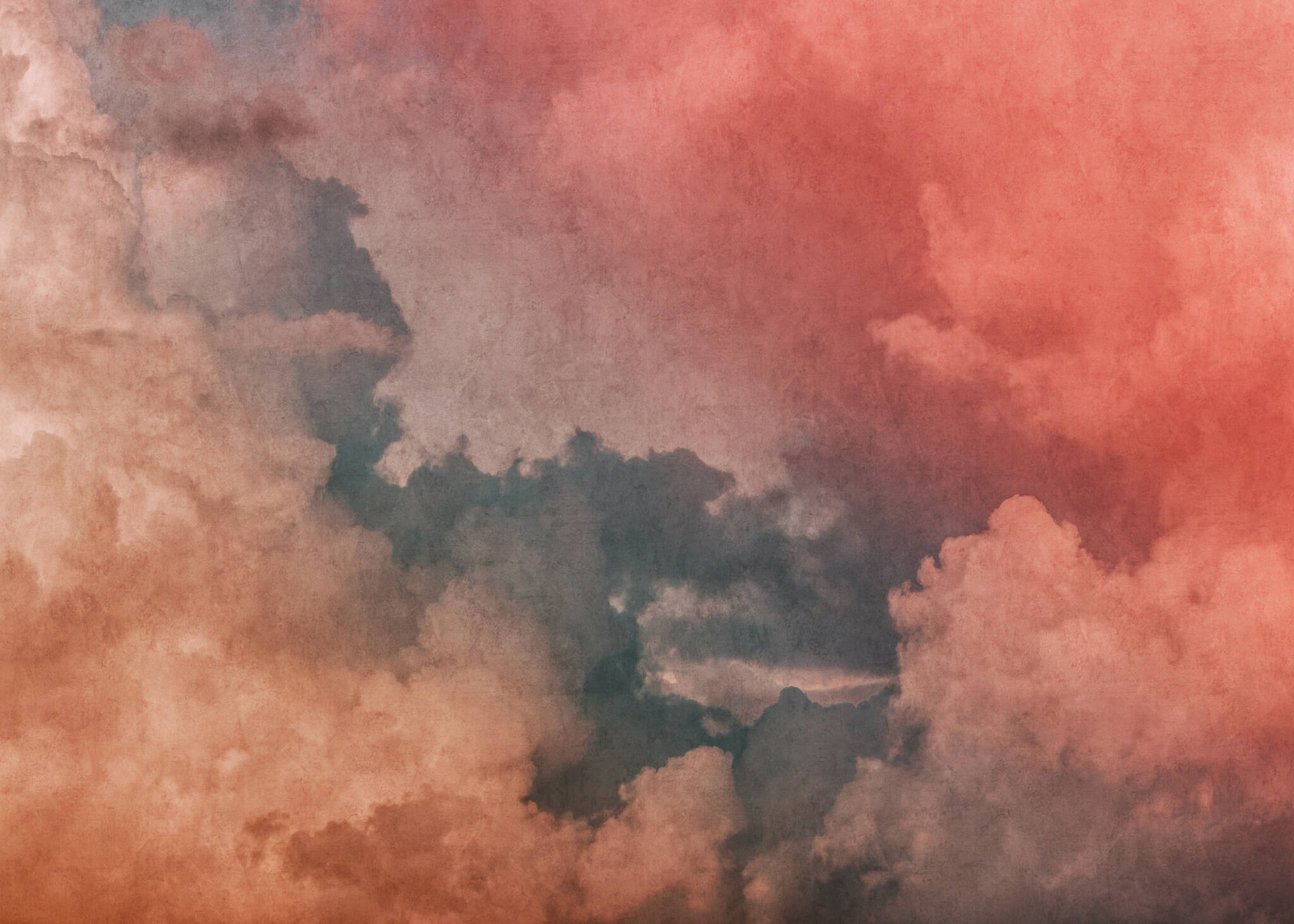 10-363173 Artikelscan 1 magicwalls photo wallpaper with clouds in red 363173