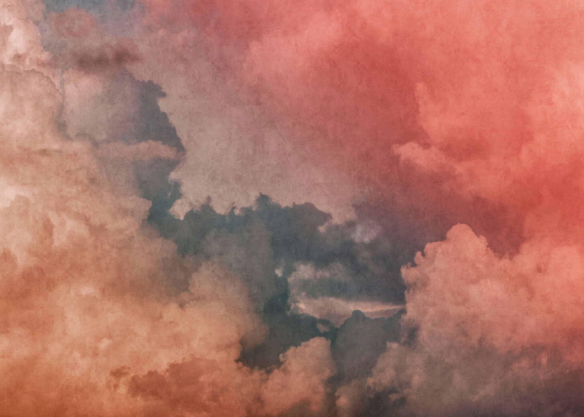 10-363173 Artikelscan 1 magicwalls Fototapete mit Wolken in Rot 363173