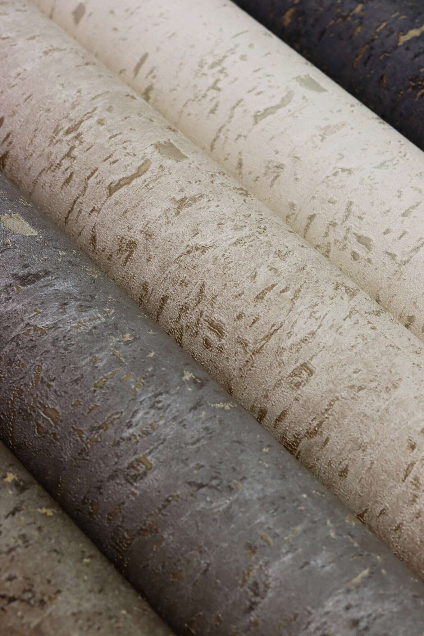 10-538342 Detailaufnahmen 11 Detailed image of Wallpaper with vintage cork look