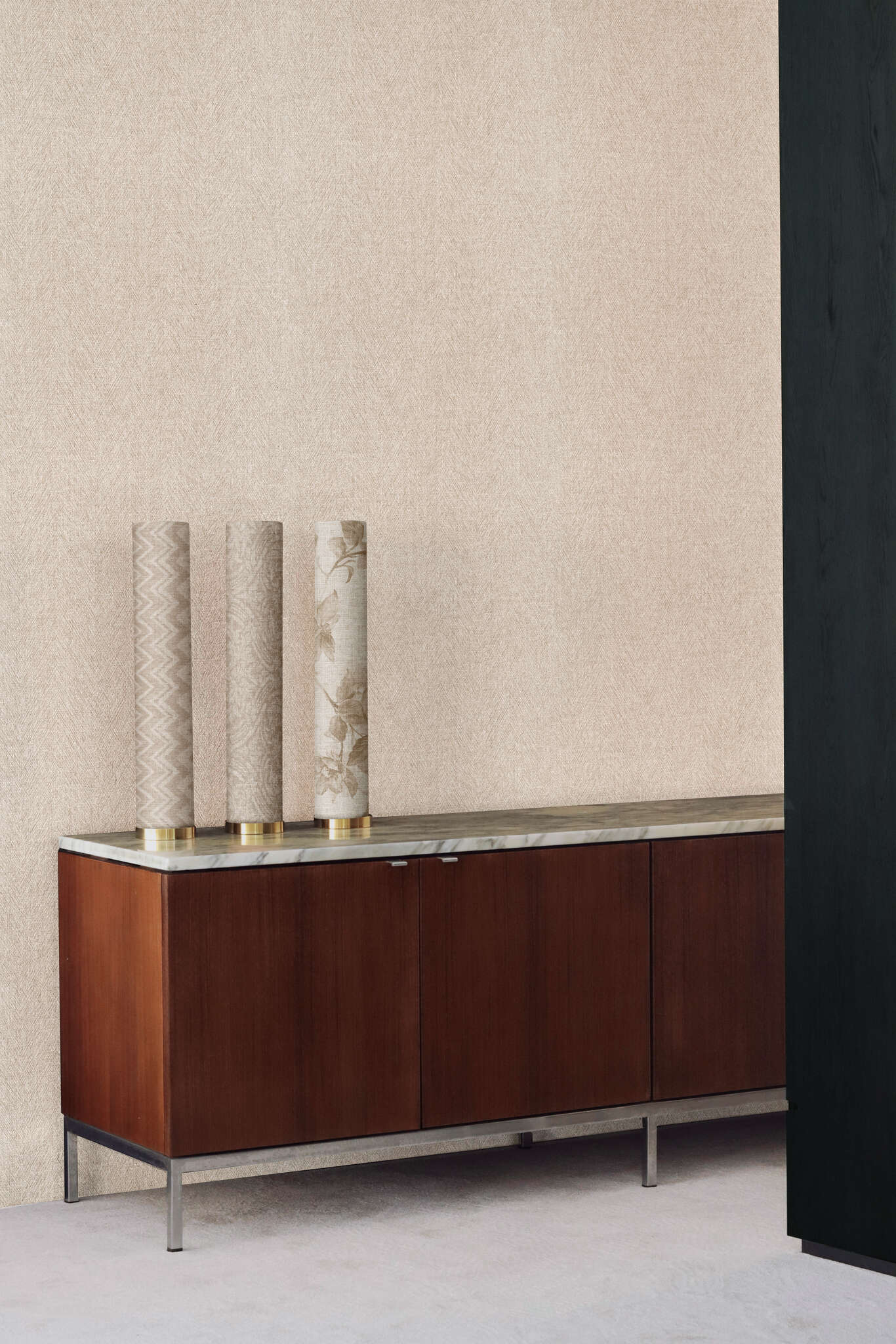 10-612929 Raumbilder 1 Vliestapete florale Ornamente in Beige - Atelier Tissé Harper 612929