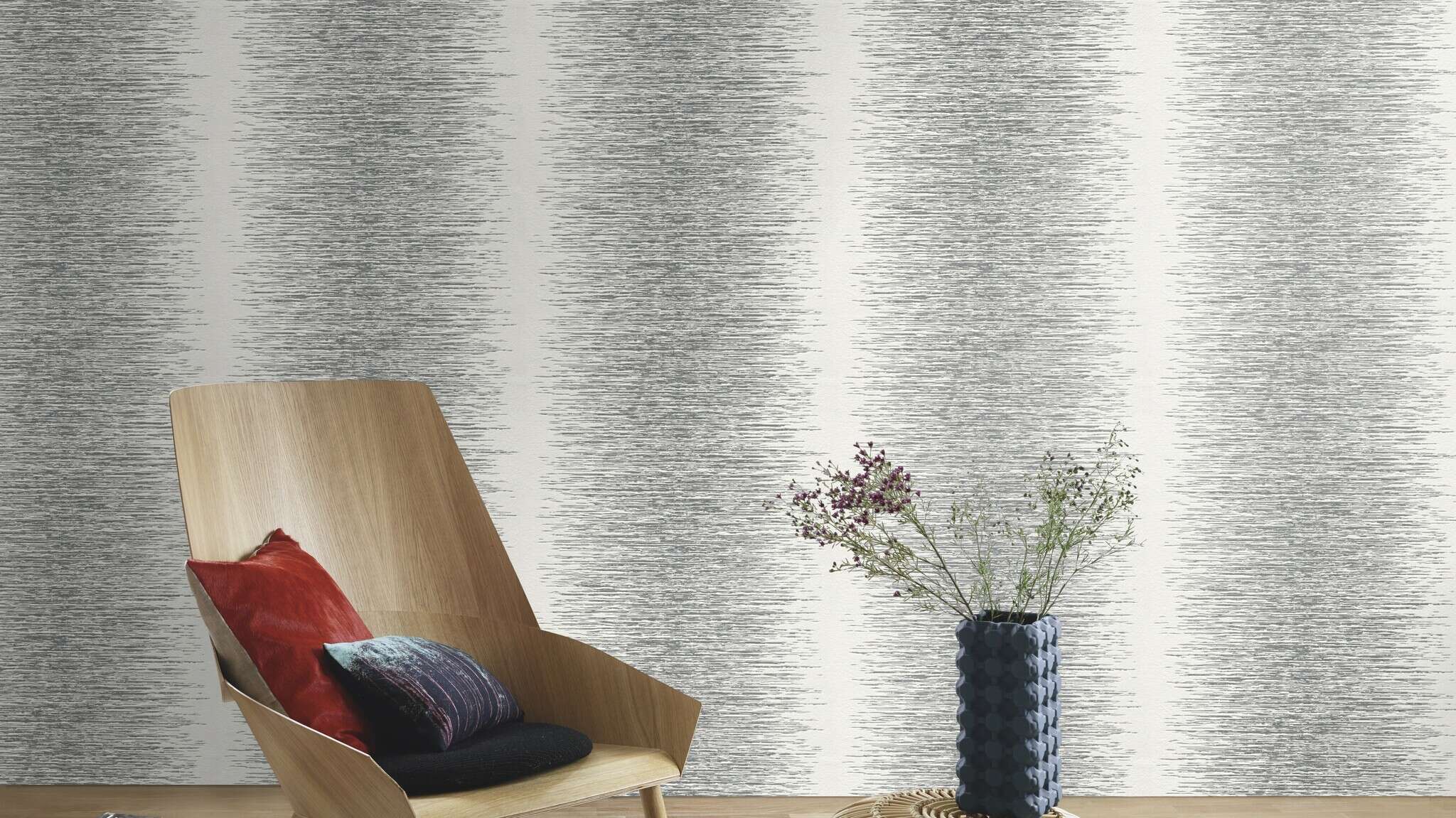 10-413809 Raumsituationen 2 Non-woven wallpaper in white Selection Relief/non-woven 413809