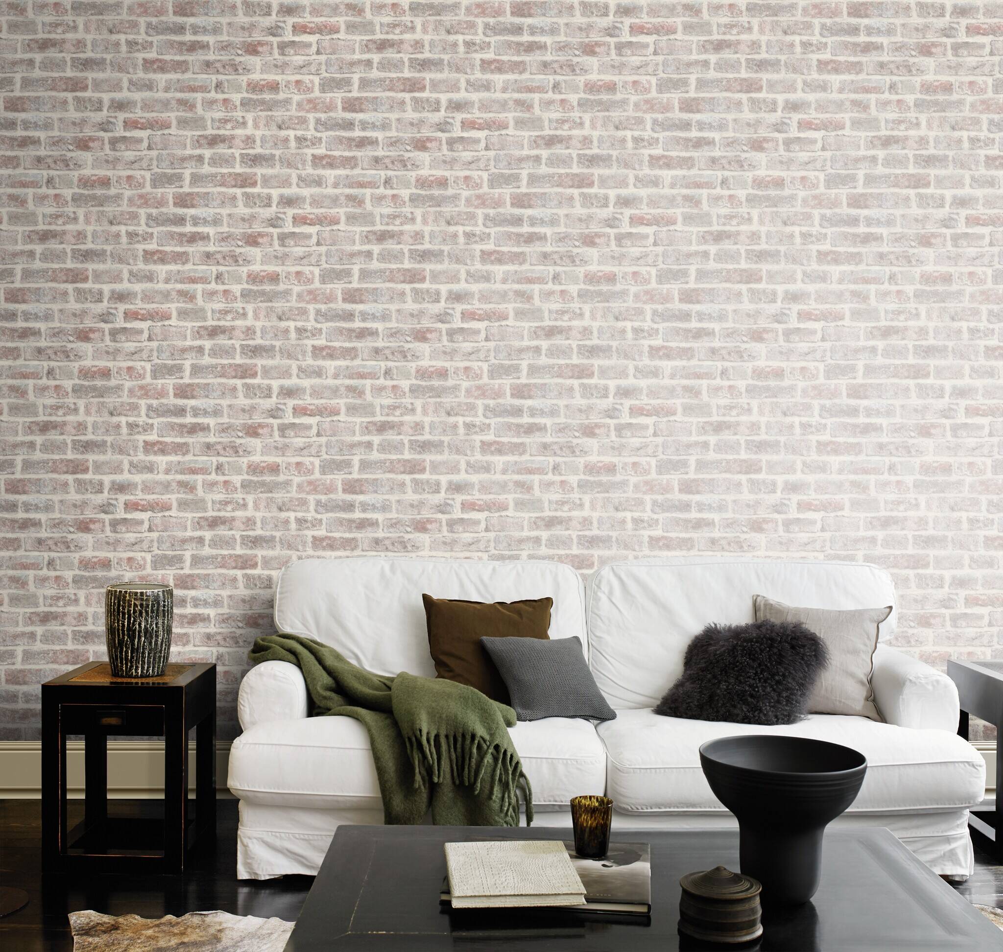 10-795141 Raumsituationen 3 Non-woven wallpaper in gray Selection vinyl/non-woven 795141