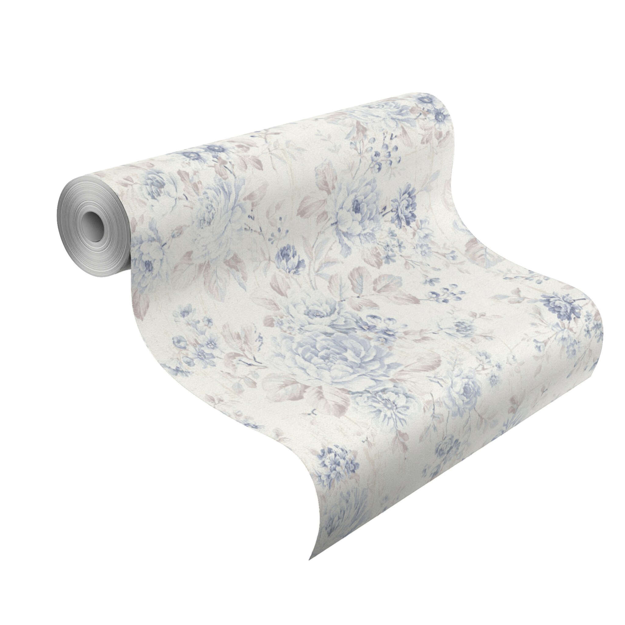 10-516012 Rolle abgerollt 1 Non-woven wallpaper in cream Selection 516012