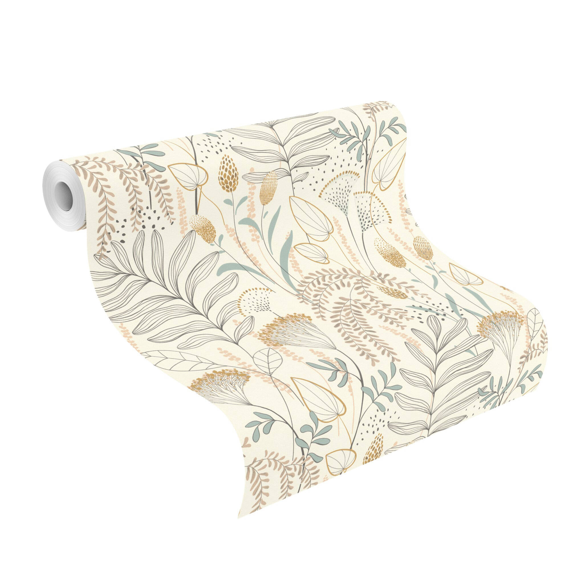 10-583007 Rolle abgerollt 1 Non-woven wallpaper in black Selection vinyl/non-woven 583007