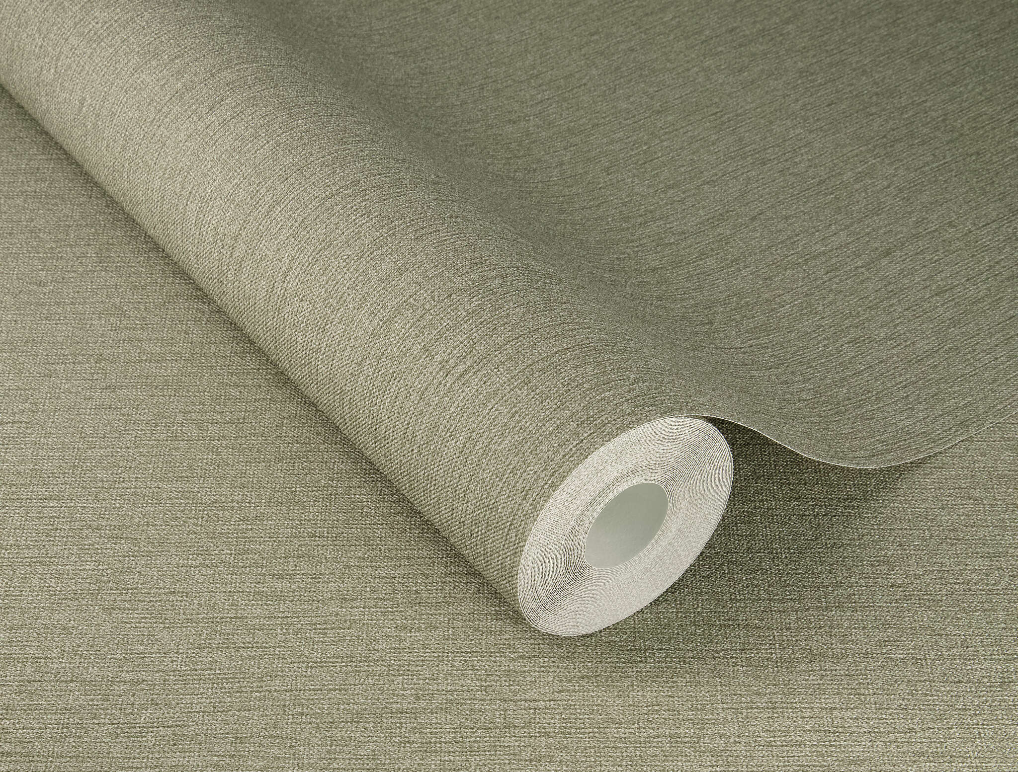 10-979398 Detailaufnahmen 1 Plain non-woven wallpaper in olive-olive green Wall Textures XL Vol. 3 979398