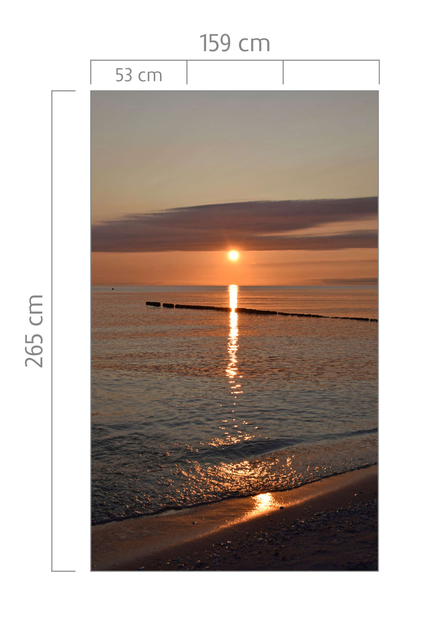 10-364682 Bildauschnitt 1 magicwalls photo wallpaper with sunset 364682