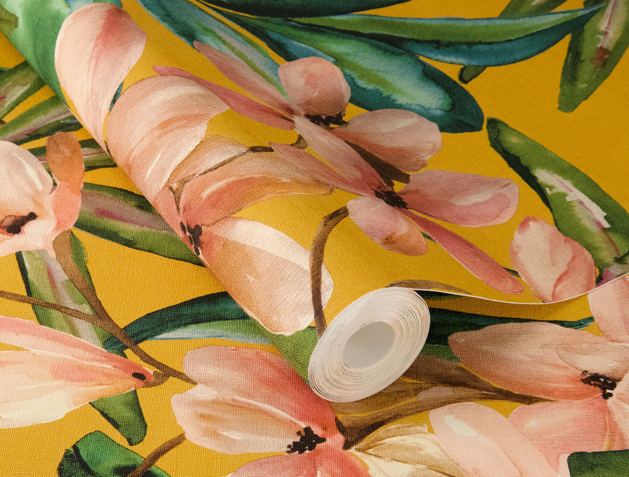 10-371130 Detailaufnahmen 2 Magnolia 371130 self-adhesive wallpaper - magnolias in watercolor look