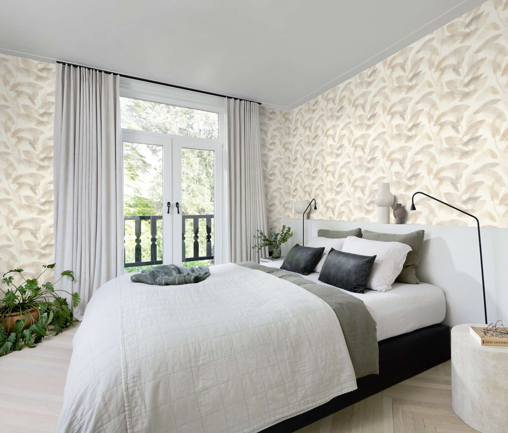 10-416336 Raumsituationen 2 Non-woven wallpaper in beige Selection vinyl/non-woven 416336