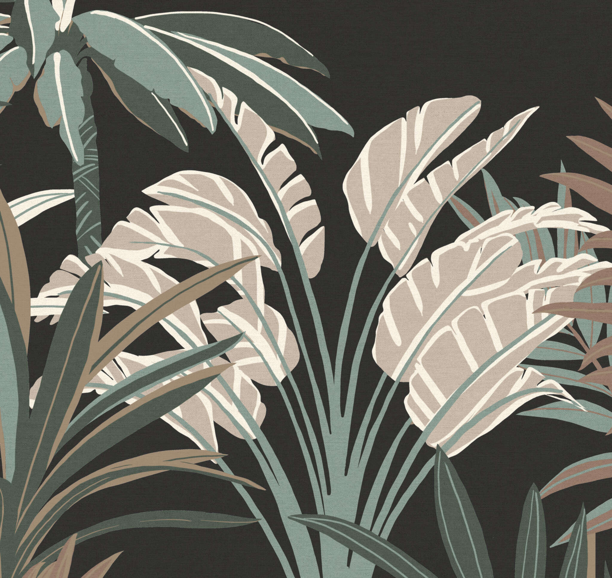 10-366778 Artikelscan 2 SCHÖNER WOHNEN collection mural JUNGLE black photo wallpaper 366778