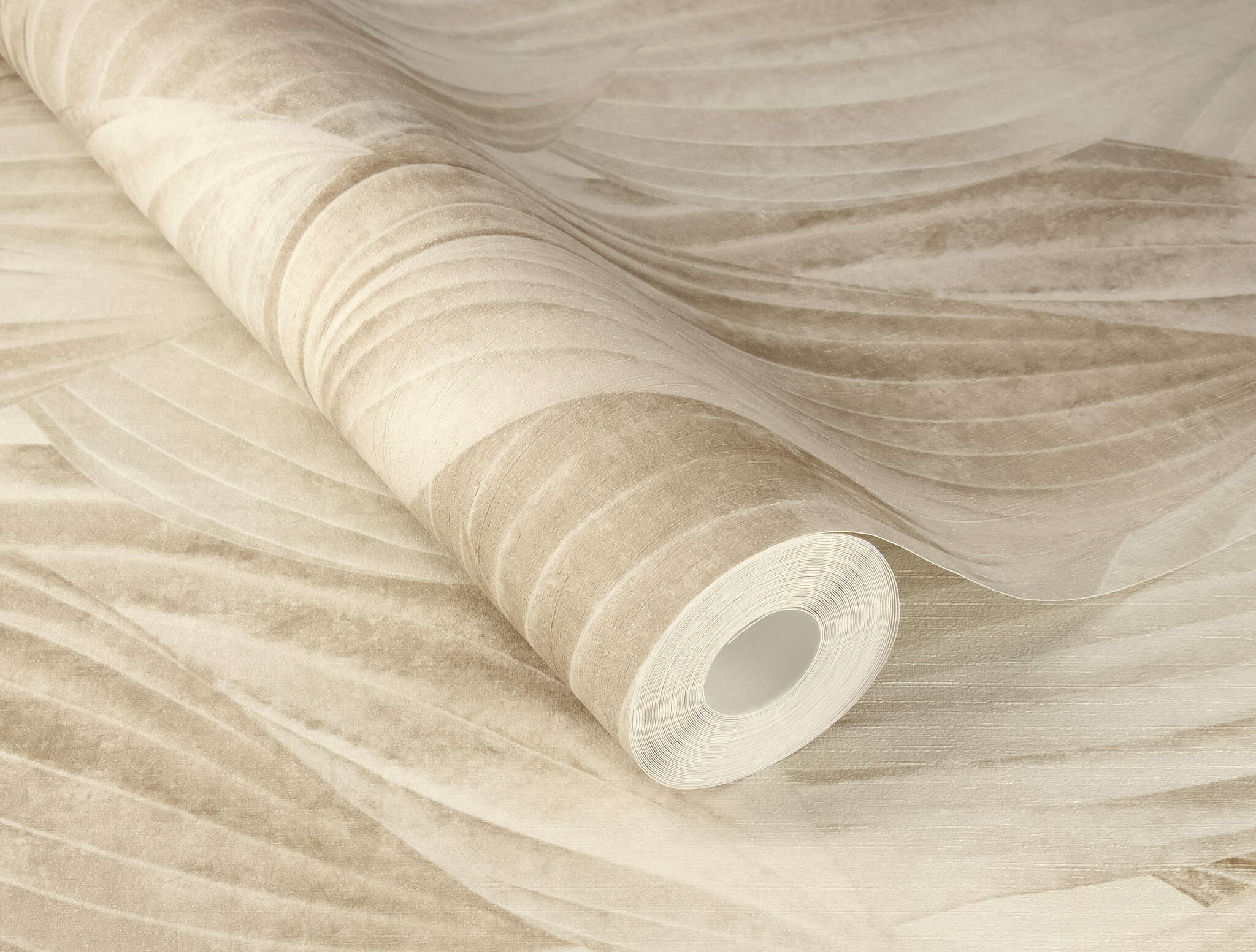 10-571554 Detailaufnahmen 1 Non-woven wallpaper in beige Back To Nature 571554