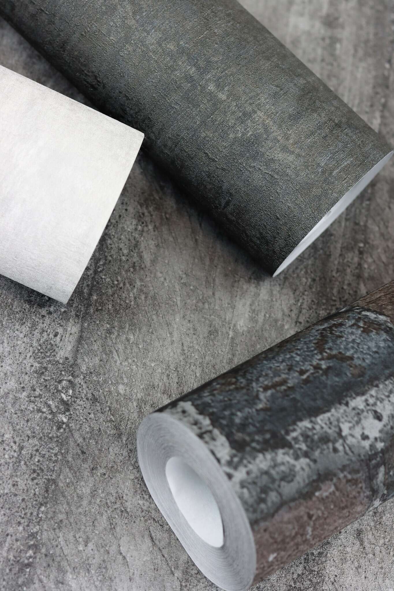 10-429442 Detailaufnahmen 1 Non-woven wallpaper in gray-grey brown Selection 429442