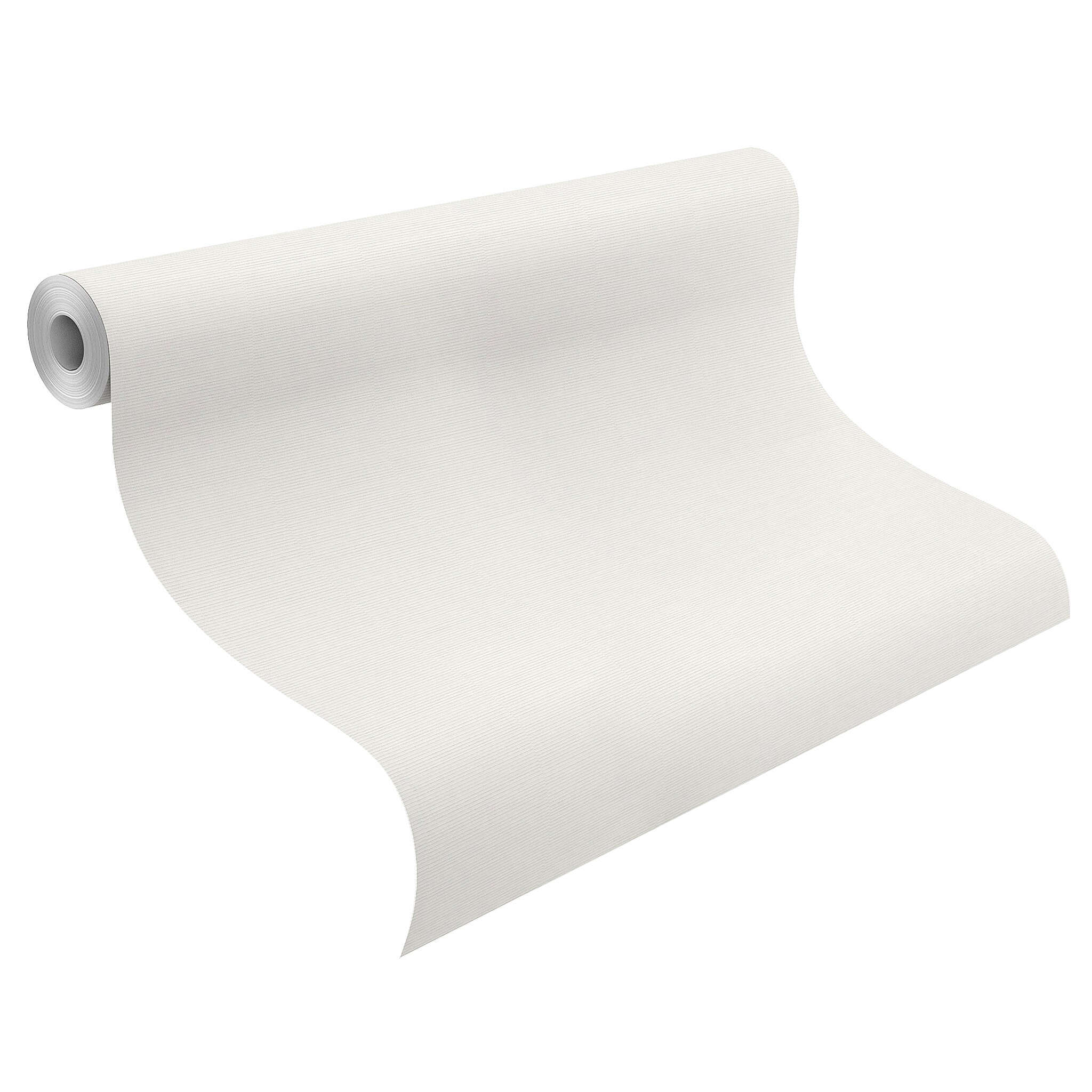 10-326000 Rolle abgerollt 1 Bauhaus wallpaper white paintable 326000