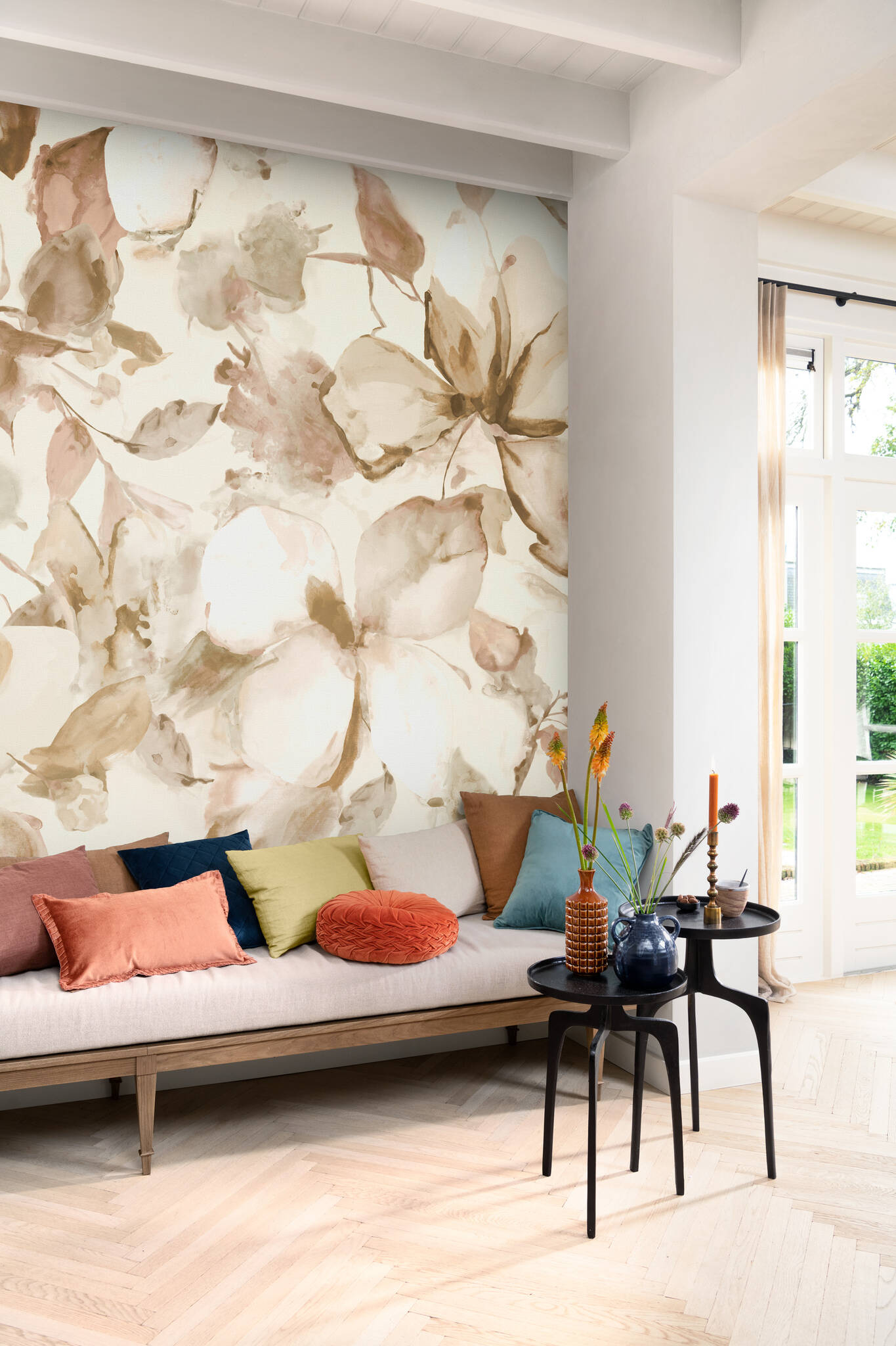 10-367560 Raumbilder 1 Non-woven wallpaper in beige Florentine IV photo wallpaper 367560