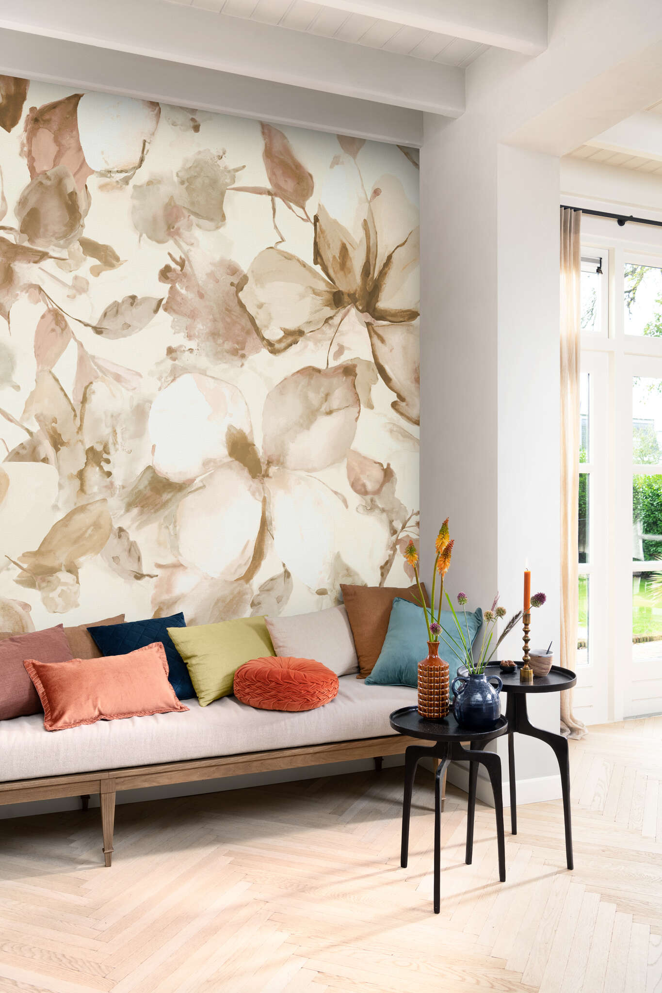 10-367560 Raumbilder 1 Non-woven wallpaper in beige Florentine IV photo wallpaper 367560