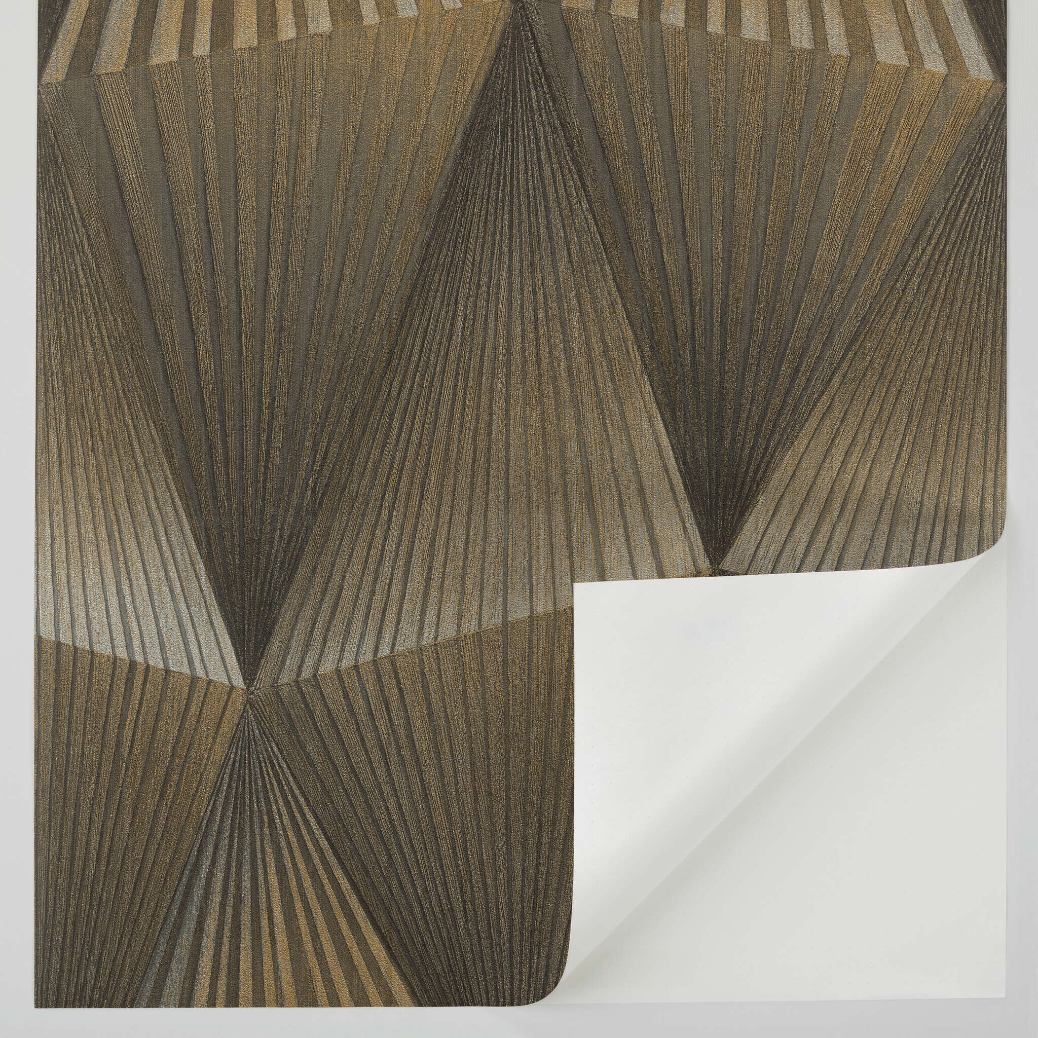 10-370713 Detailaufnahmen 1 Papier peint adhésif Cairo 370713 - Motif géométrique 3D doré