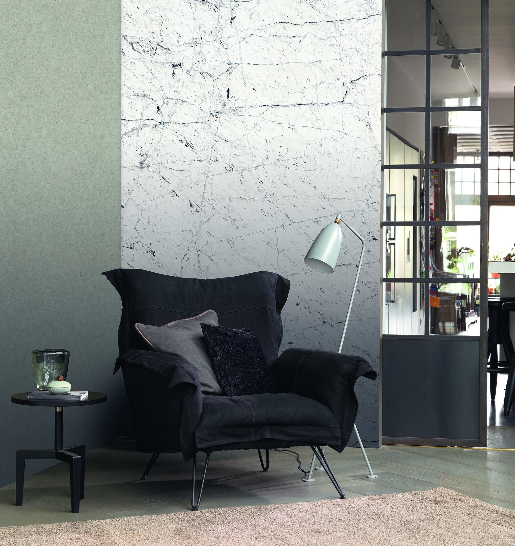 10-364330 Raumbilder 1 Factory V Wallpaper Marble White 364330
