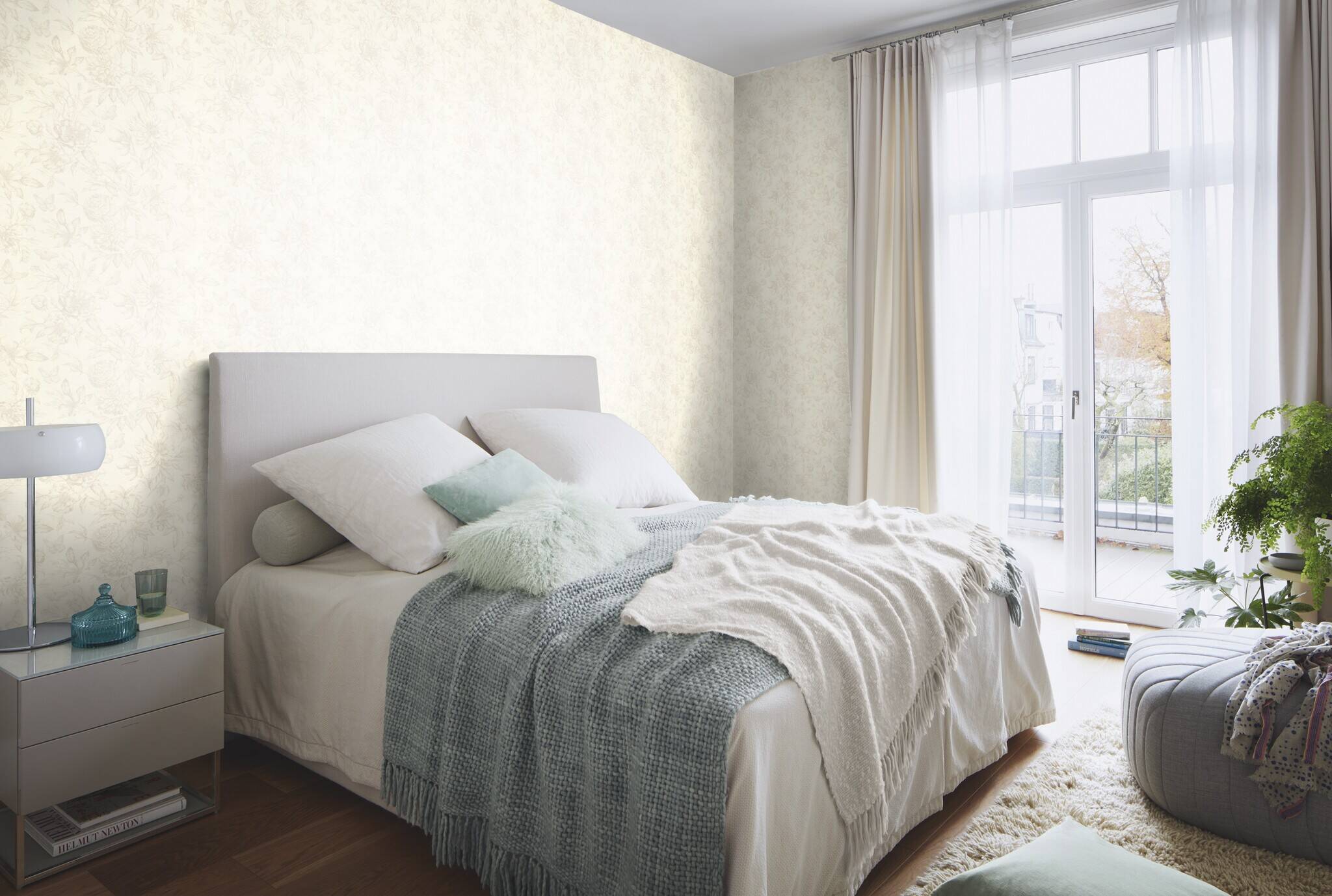 10-793932 Raumsituationen 4 Non-woven wallpaper in white Selection vinyl/non-woven 793932