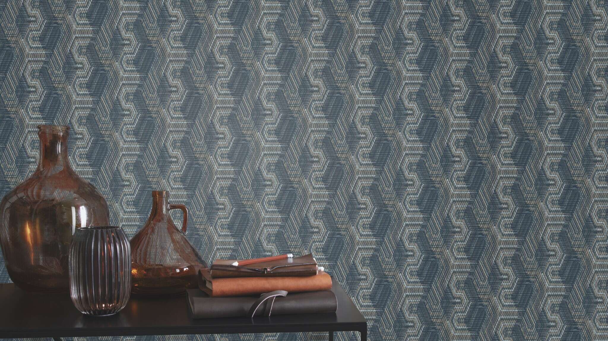 10-751949 Raumbilder 1 Une chambre avec Motif textile géométrique de style ethnique