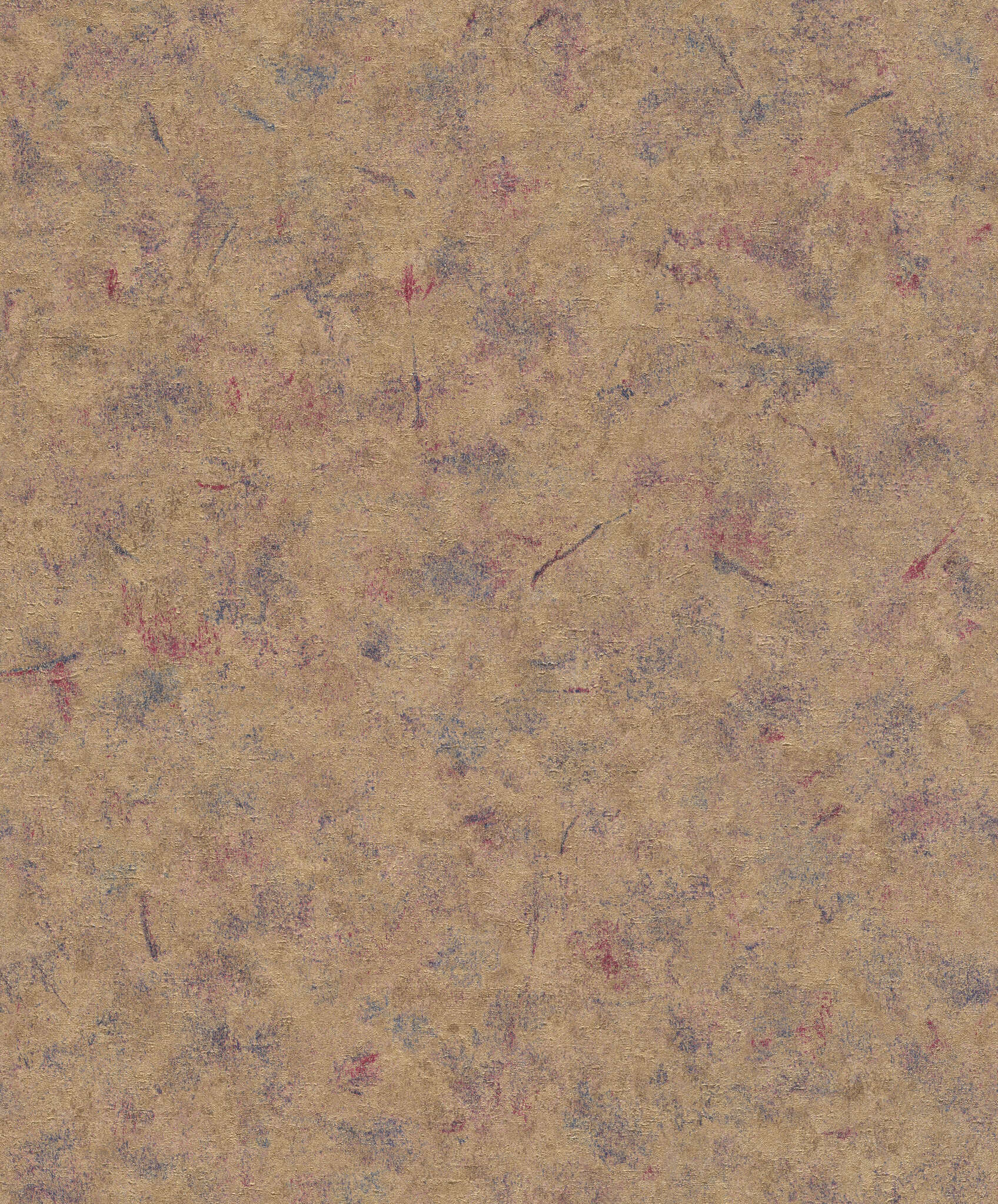 10-649710 Artikelscan 1 Beton-Optik Vliestapete in Gold-Mattgold Selection 649710
