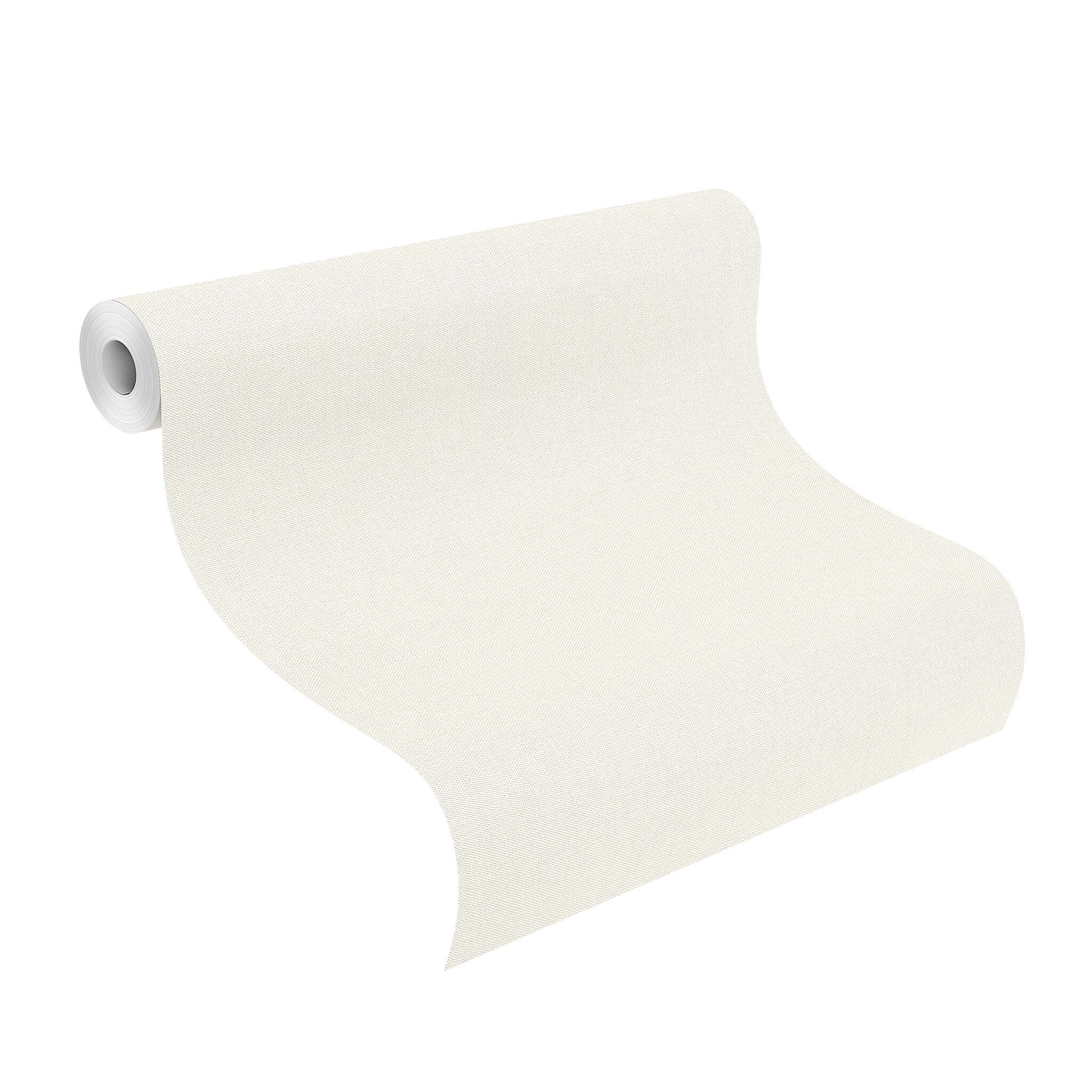 10-633368 Rolle abgerollt 1 Rollenabbildung mit Einfarbige Tapete mit körniger Textilstruktur