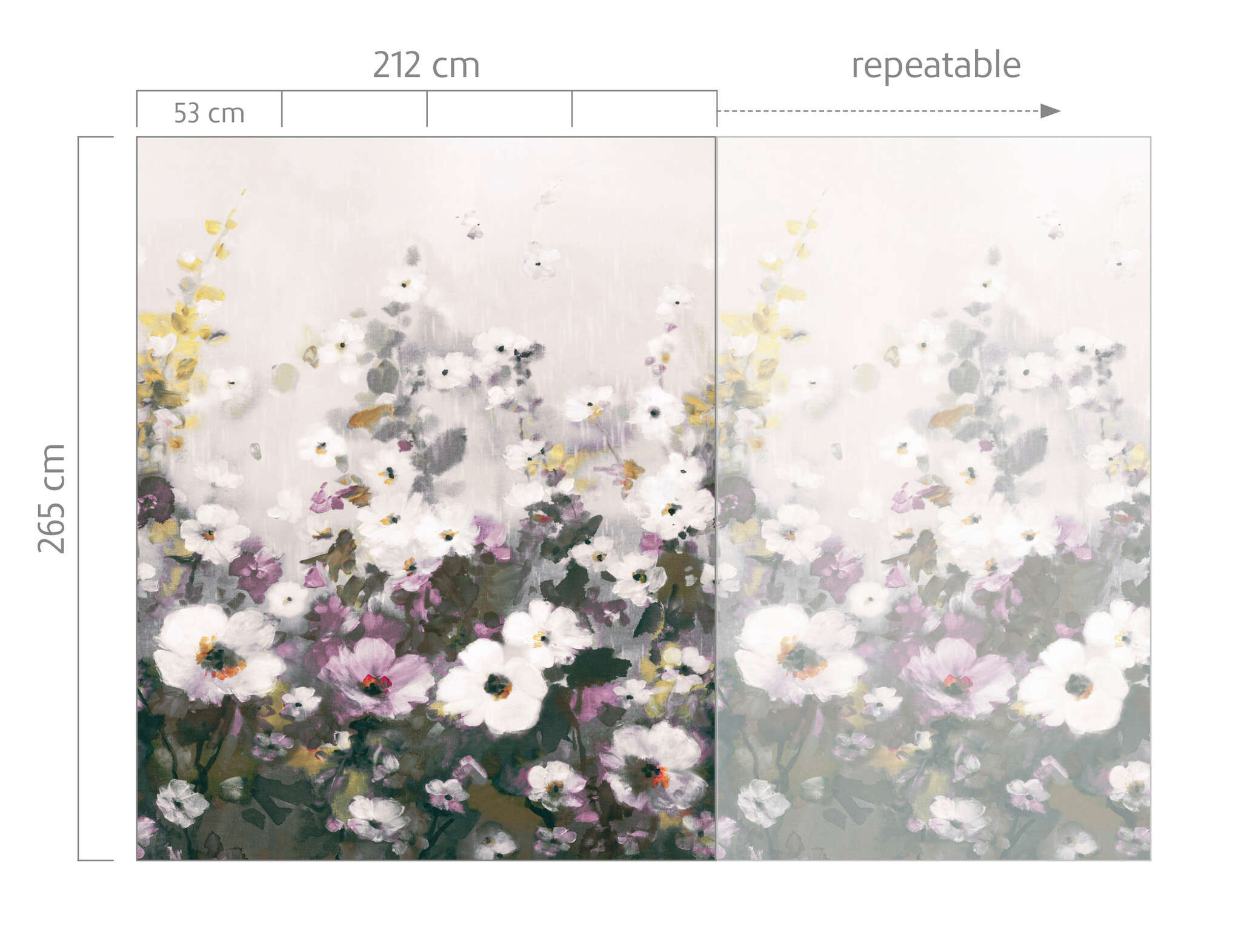 10-360875 Bildauschnitt 1 magicwalls Fototapete Blumen Lila 360875