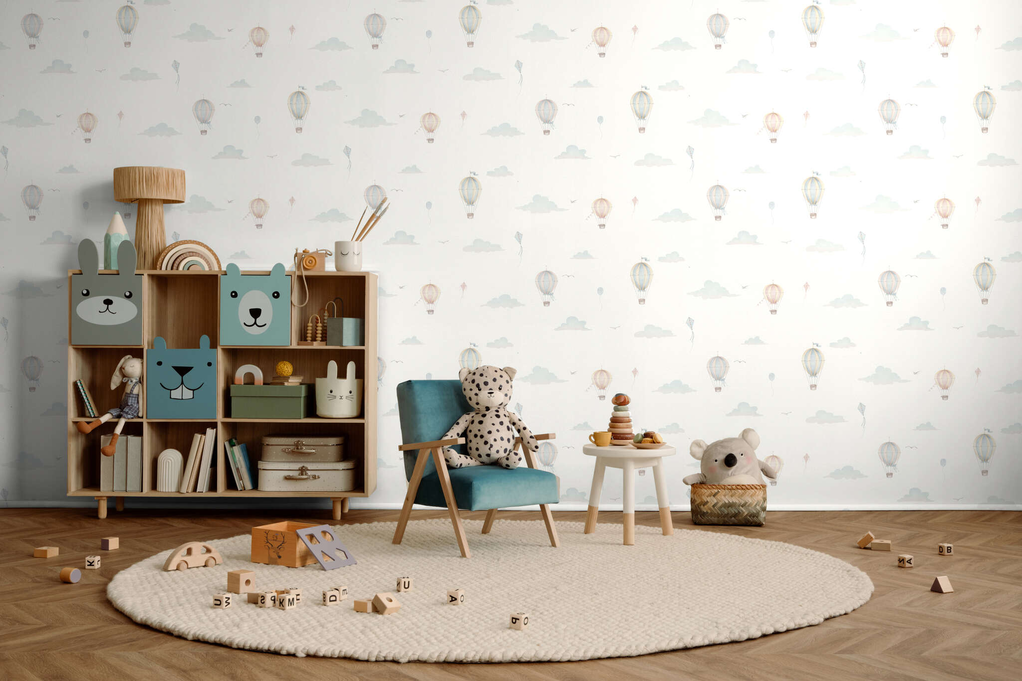 10-302622 Raumbilder 1 Vliestapete in Blau Kids World II 302622