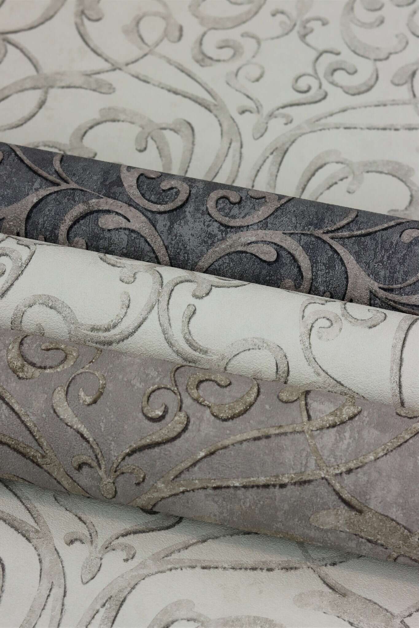 10-651607 Detailaufnahmen 16 Non-woven wallpaper in white-cream white Selection 651607