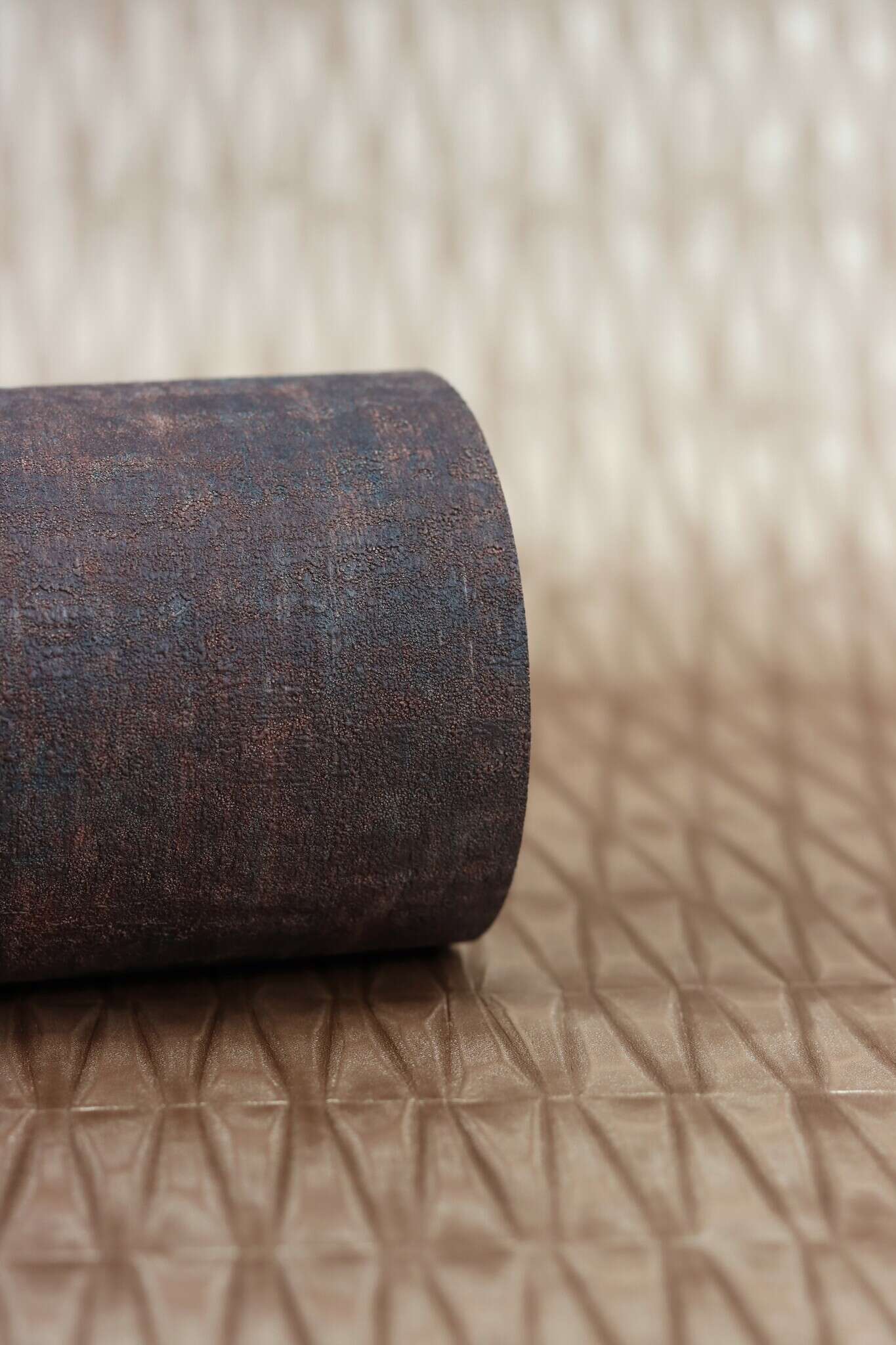 10-428445 Detailaufnahmen 15 Non-woven wallpaper in brown-copper brown Selection 428445