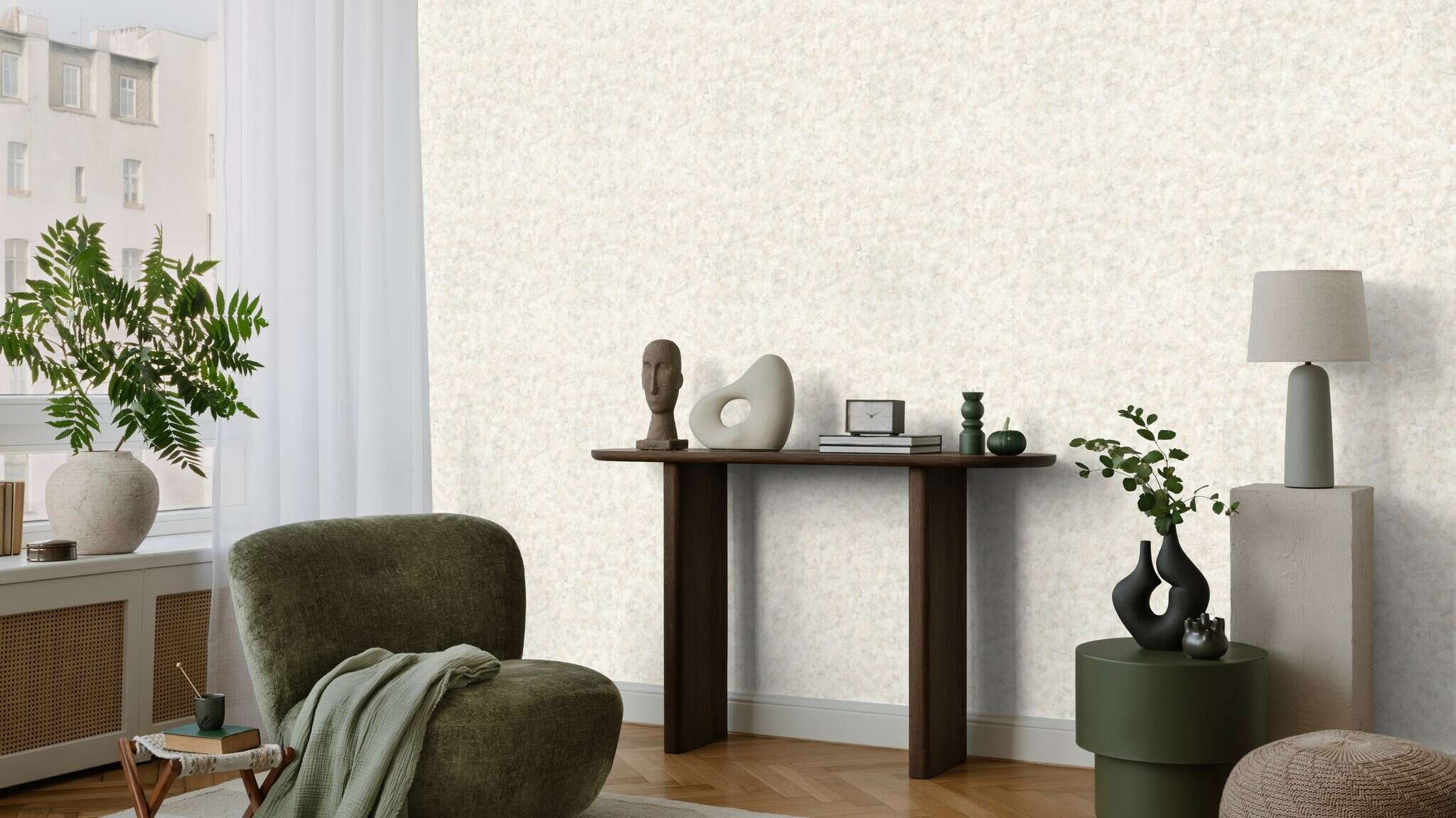 Paper wallpaper in gray Selection paper 218039