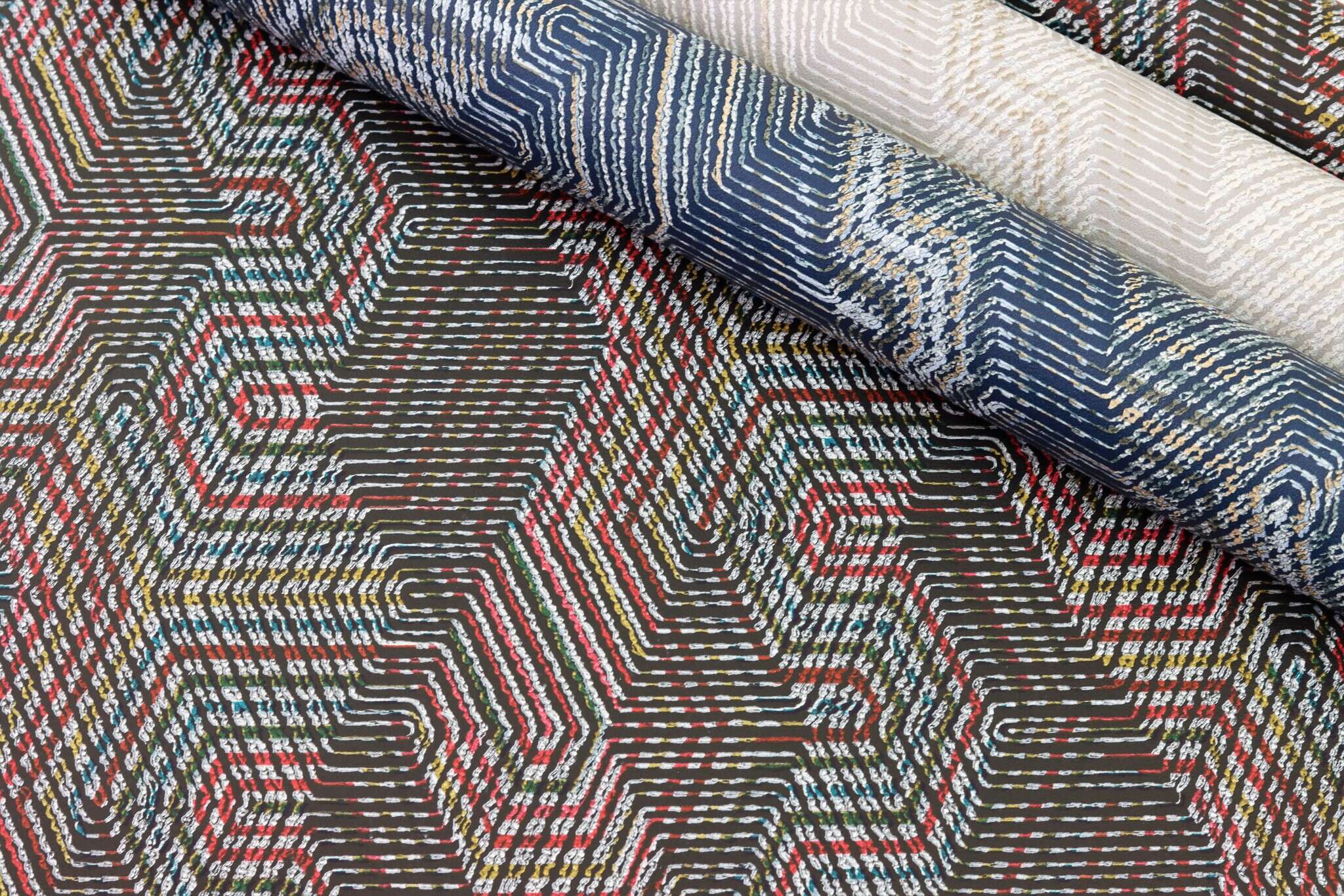 10-751925 Detailaufnahmen 12 Detailbild von Geometrisches Textilmuster im Ethno-Stil