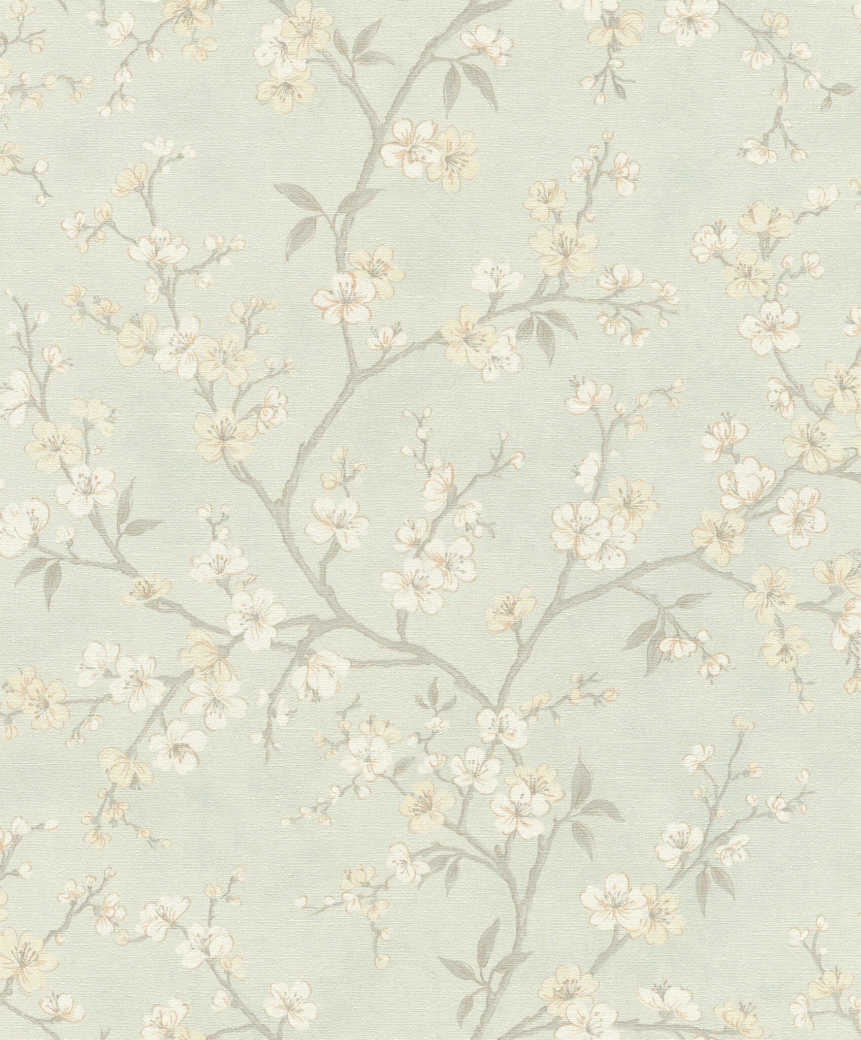 10-456769 Artikelscan 1 Sanftes florales Muster auf einem frischen Pastellblau